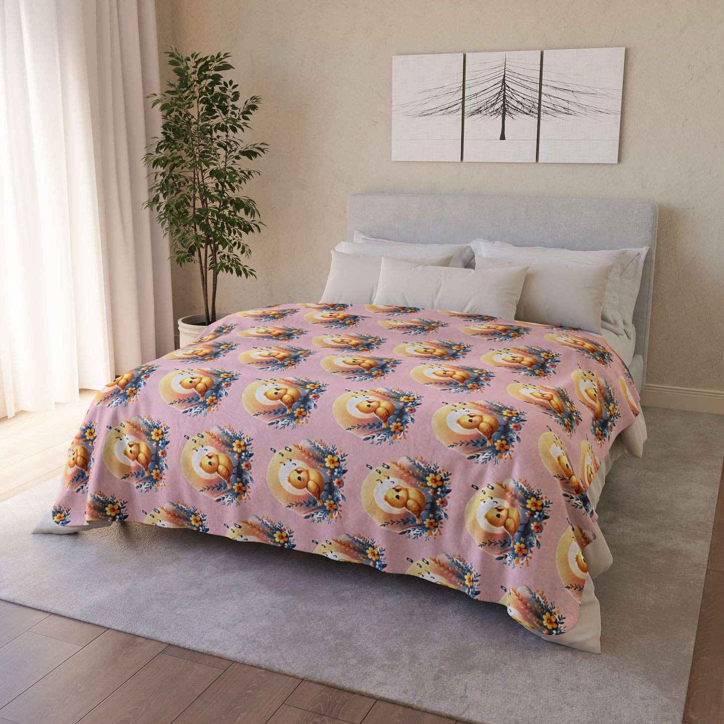 Sherpa Blanket: Custom Melody of Sunshine Fleece Throw