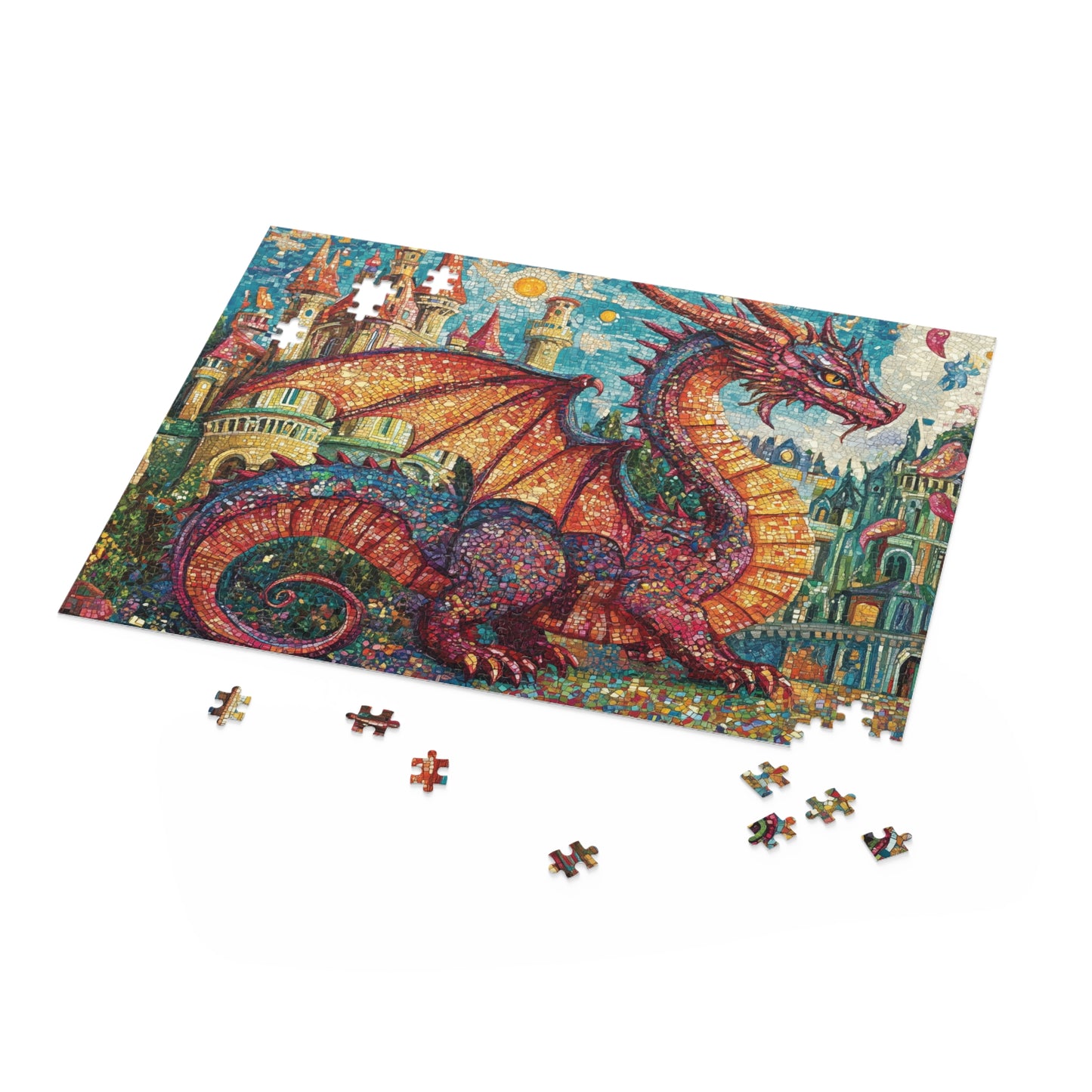 Dragon: The Guardian of the Castle - Puzzle (120, 252, 500-Piece)