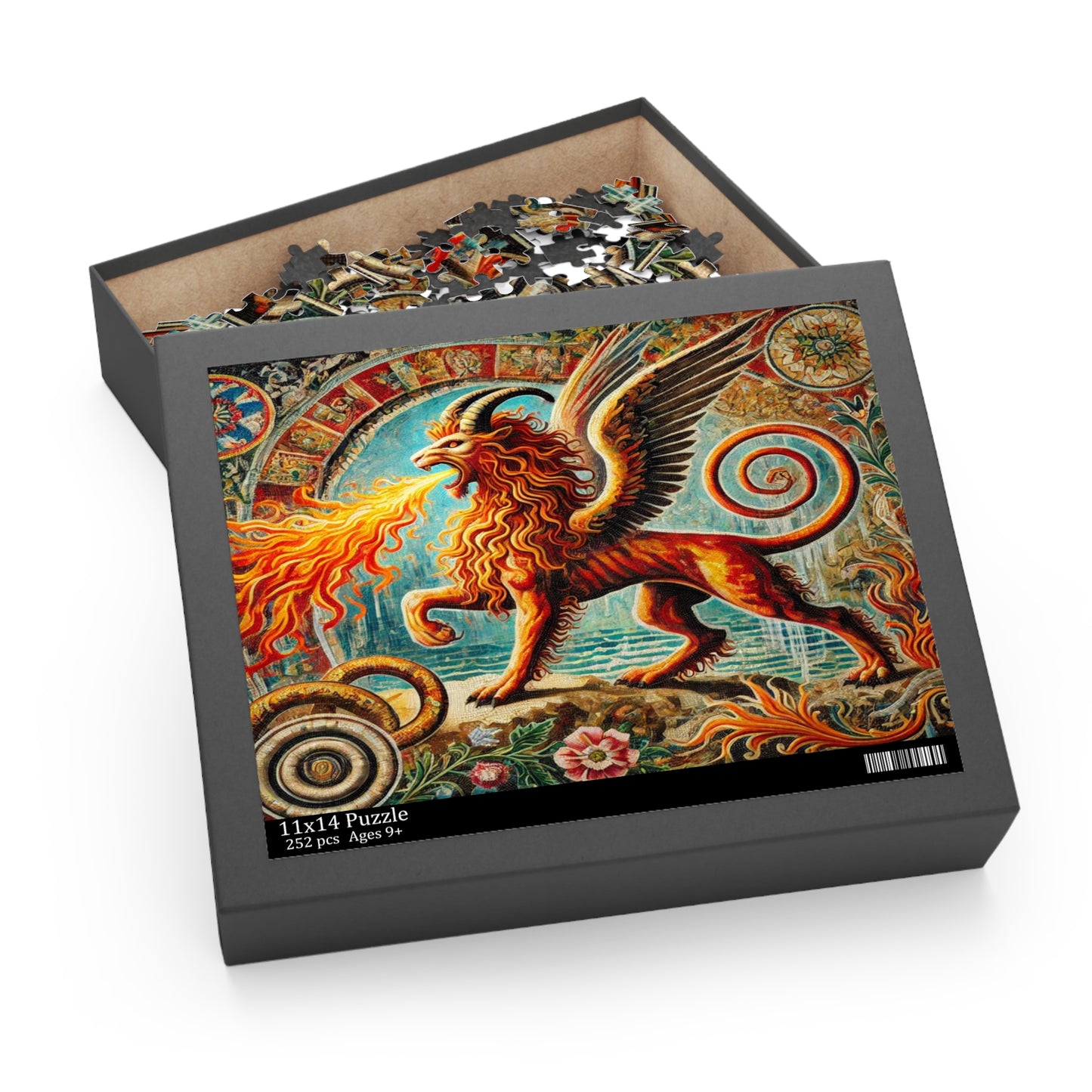 Chimera's Fiery Wrath - Puzzle (120, 252, 500-Piece)