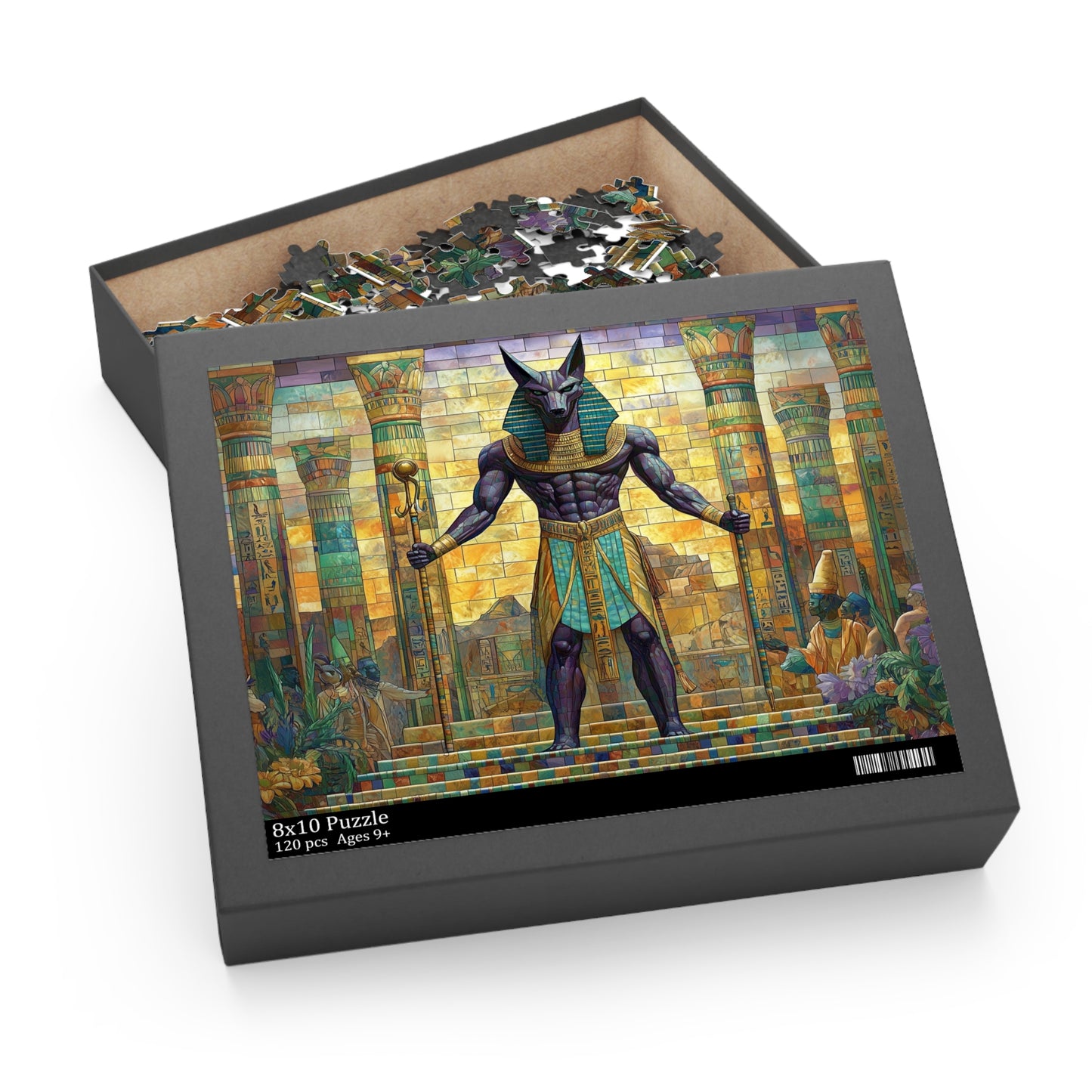 Guardian of the Pharaohs: Anubis Stands Watch - Puzzle (120, 252, 500-Piece)