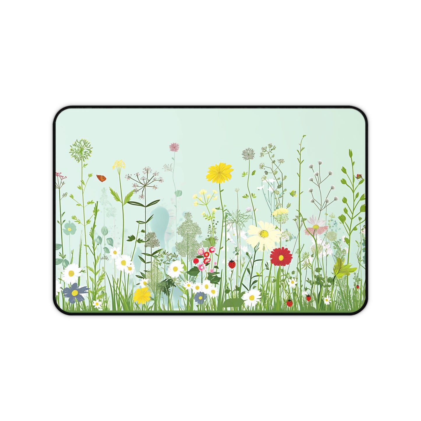 Gaming Desk Mat - Floral Flight