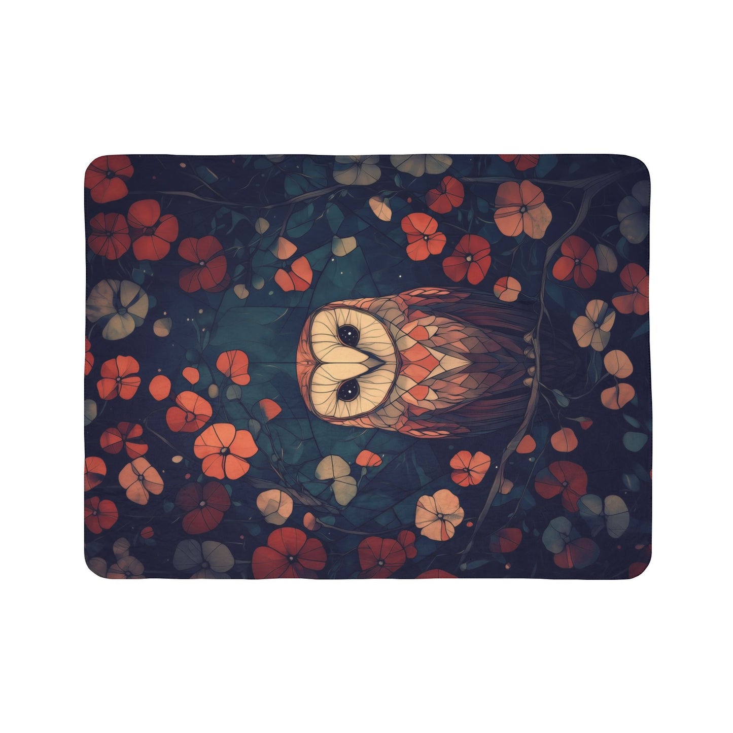 Sherpa Blanket: Custom Night Watch, Fleece Throw