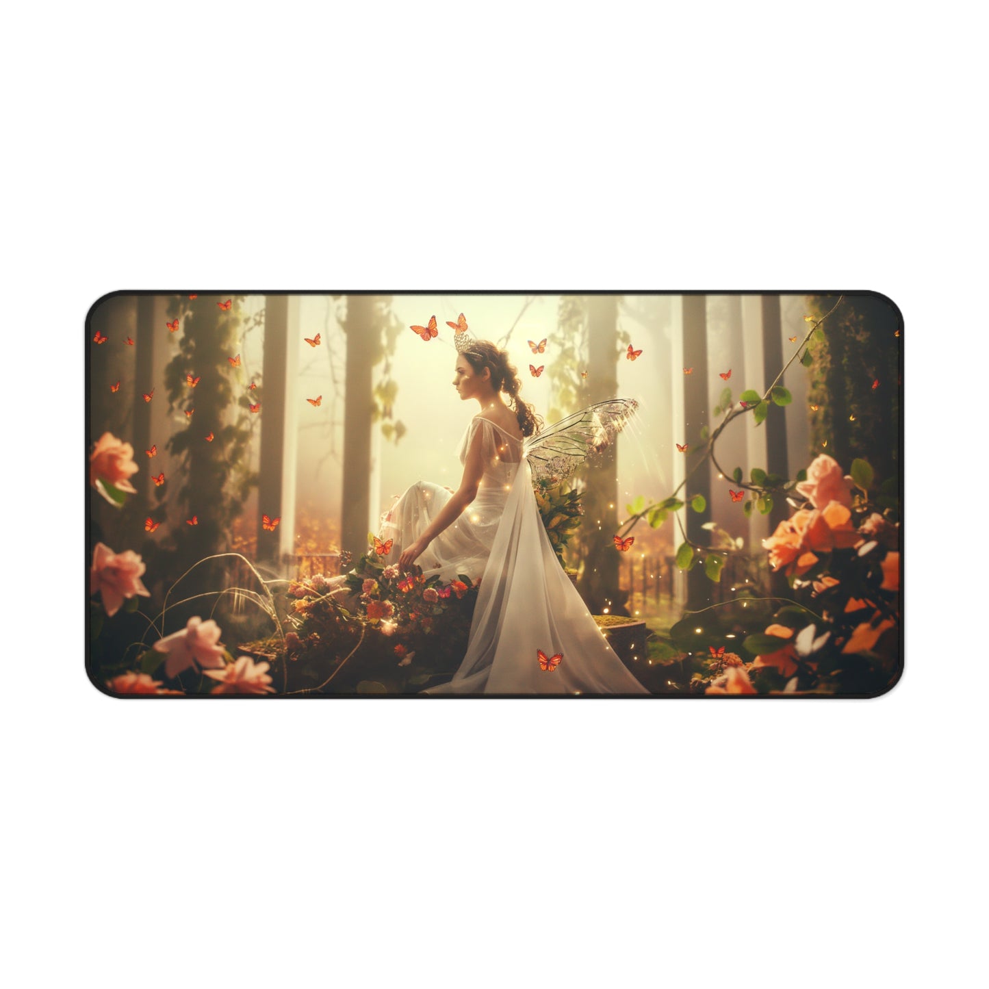 Gaming Desk Mat - Enchanted Monarch