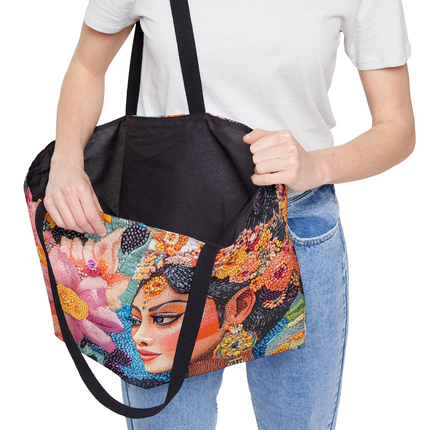 Weekender Tote Bag - Radiant Balinese Beauty from Tabanan's Blooming Paradise