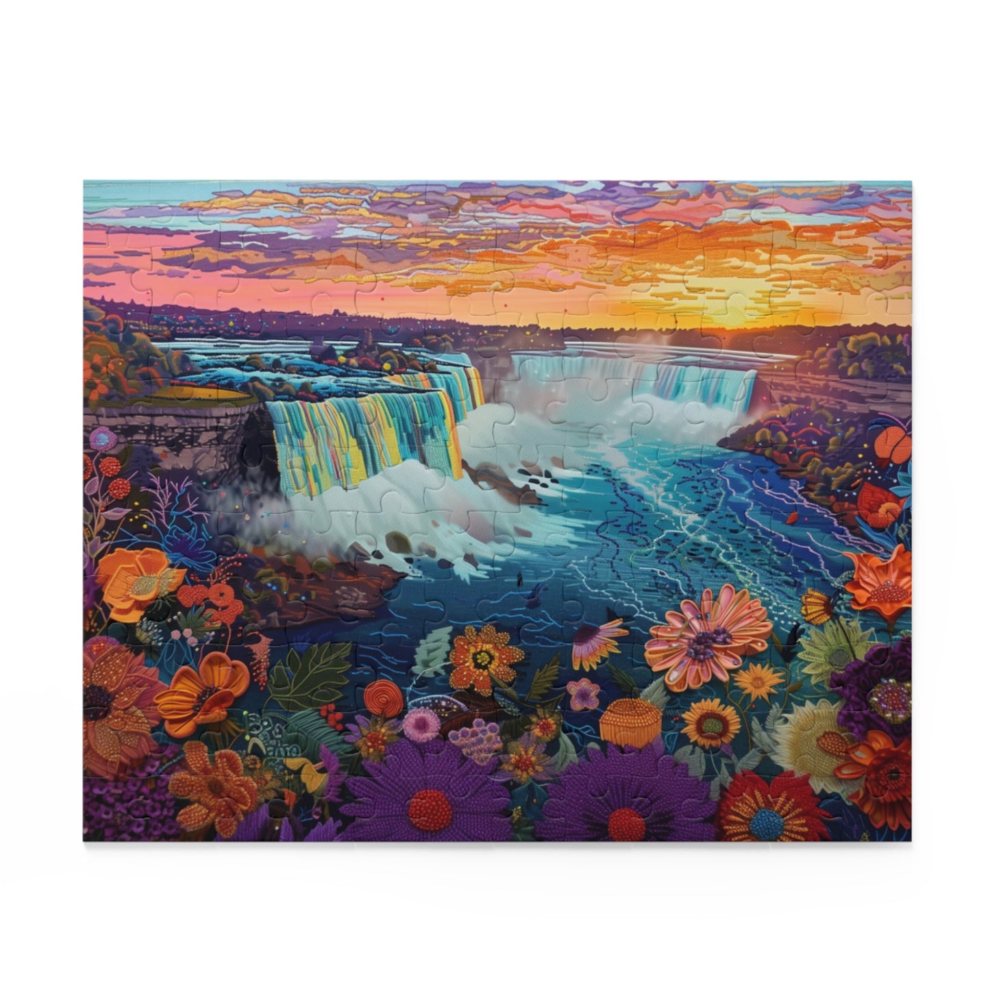 Niagara Falls: A Symphony of Water and Light - Puzzle (120, 252, 500-Piece)