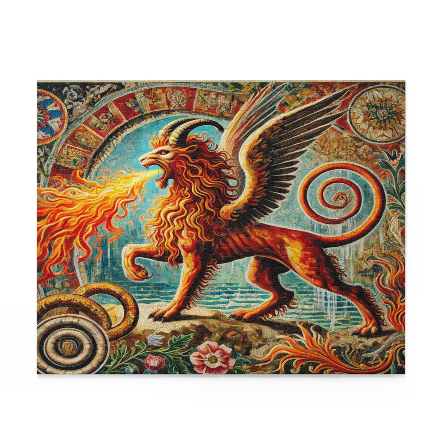 Chimera's Fiery Wrath - Puzzle (120, 252, 500-Piece)