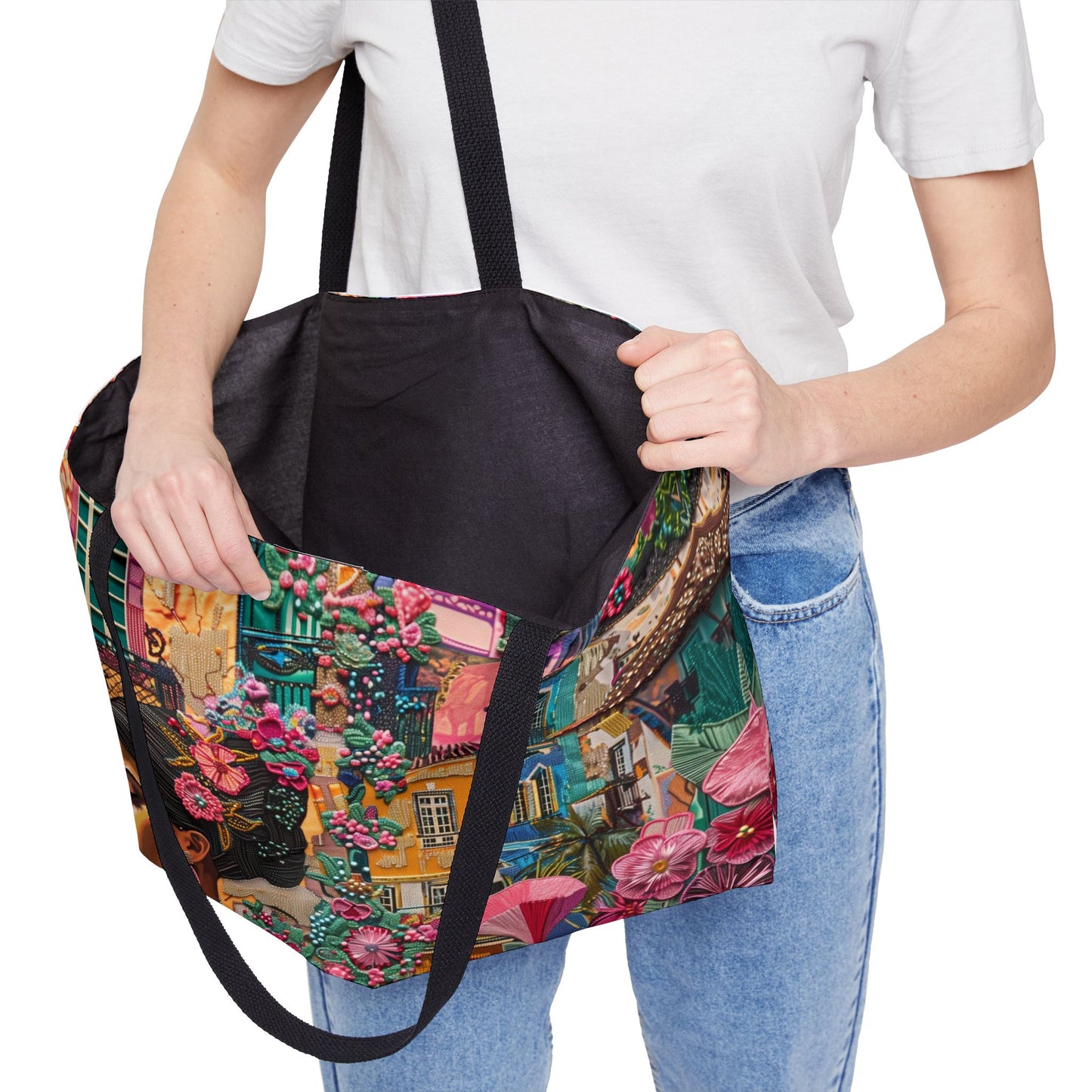 Weekender Tote Bag - The Beauty of Alfama: A Tapestry of Tradition, Portugal