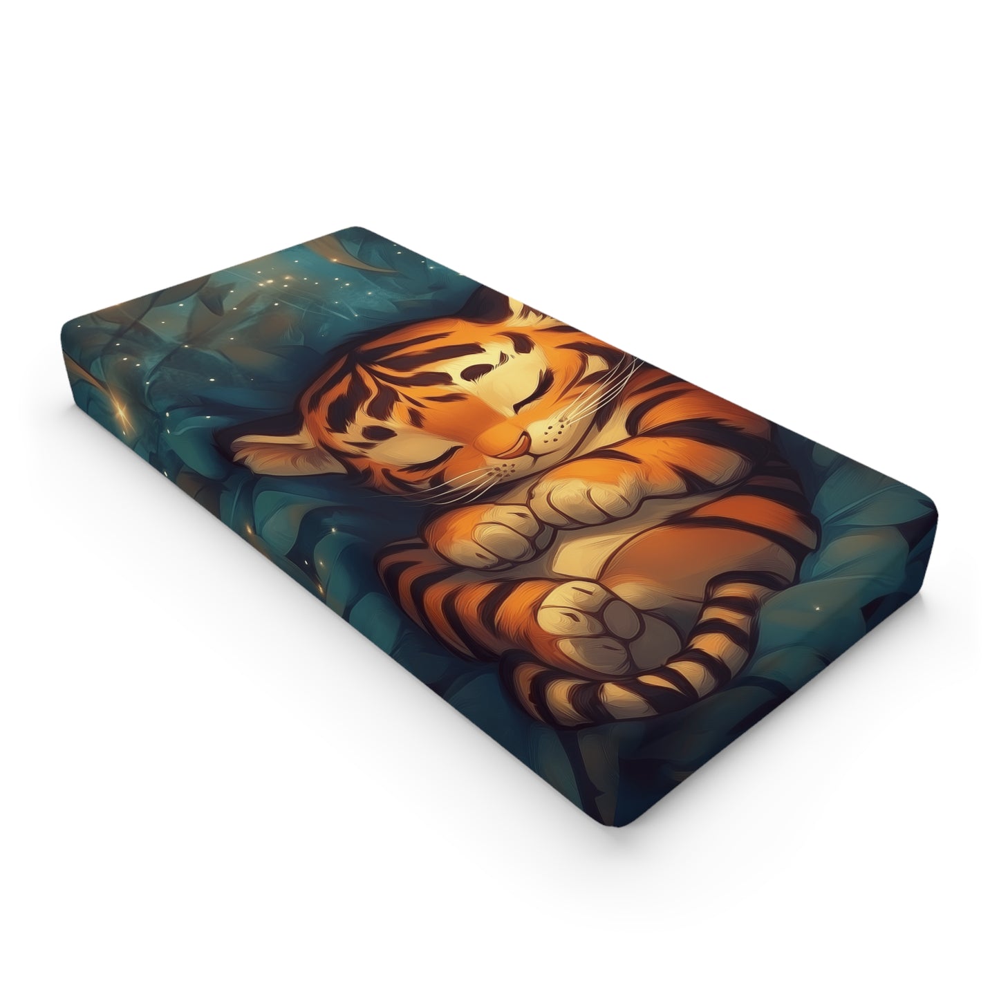 Custom Changing Pad Cover: Cozy Tiger Cub Design