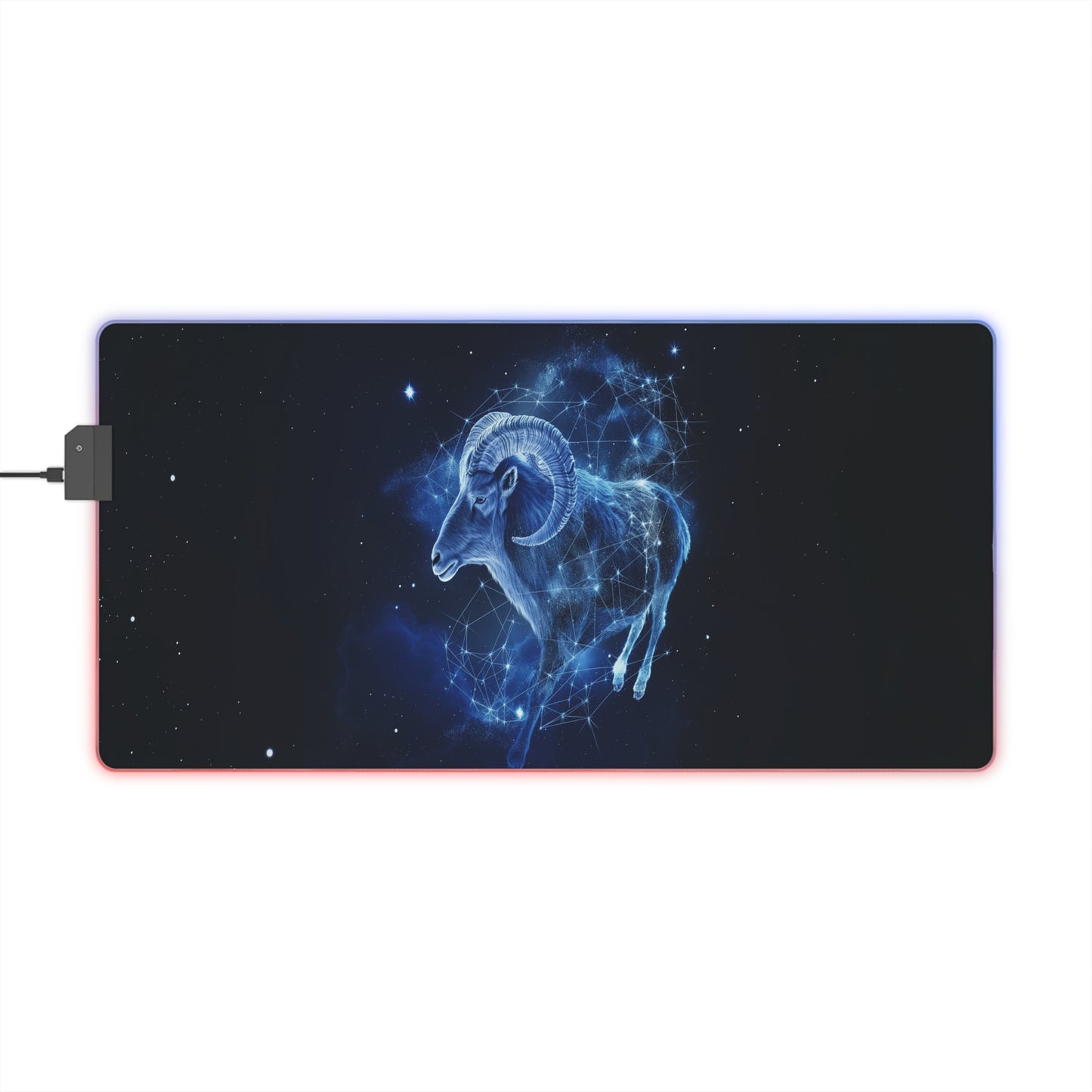 LED Gaming Mouse Pad - Aries Constellation in the Stars