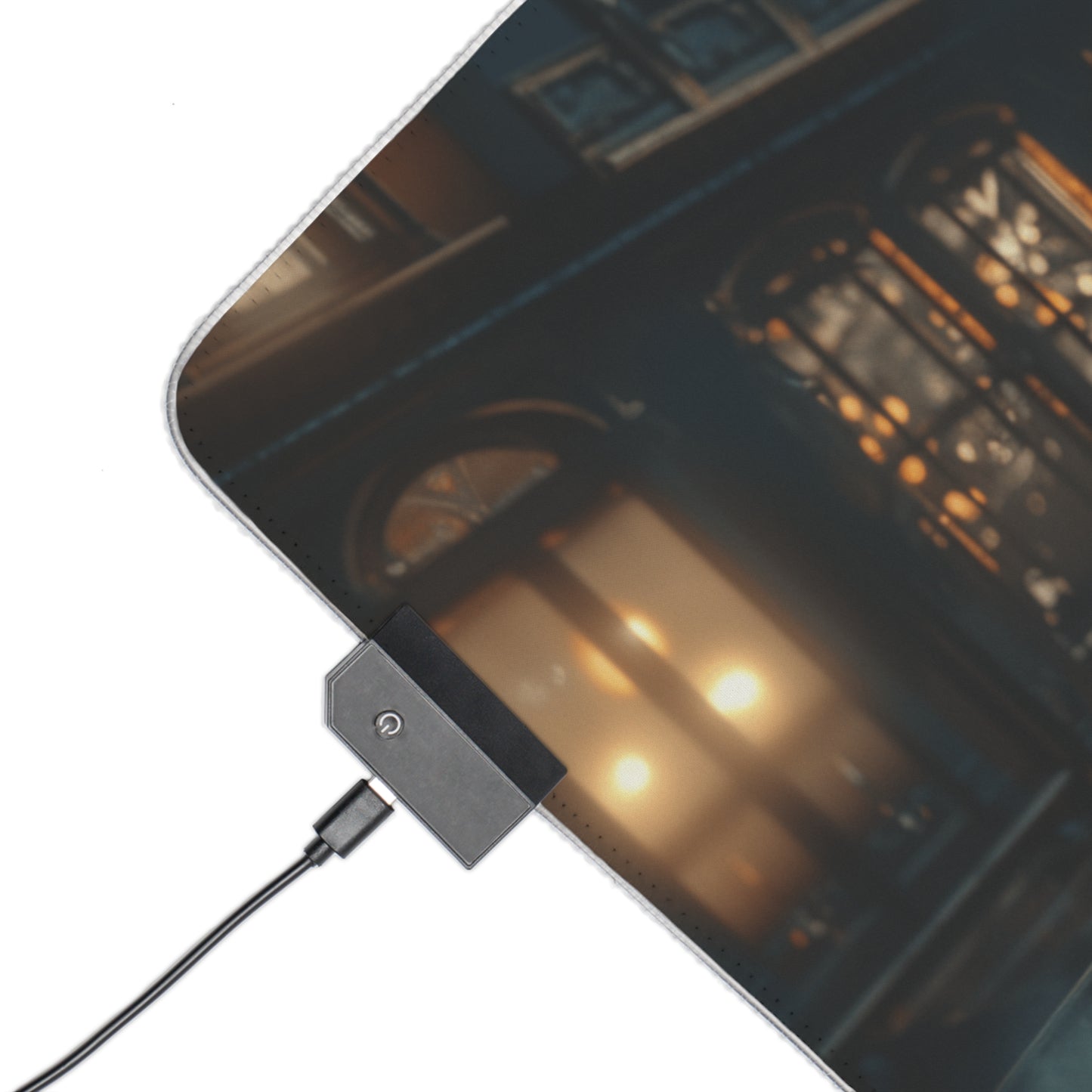 LED Gaming Mouse Pad - Victorian Steam Splendor