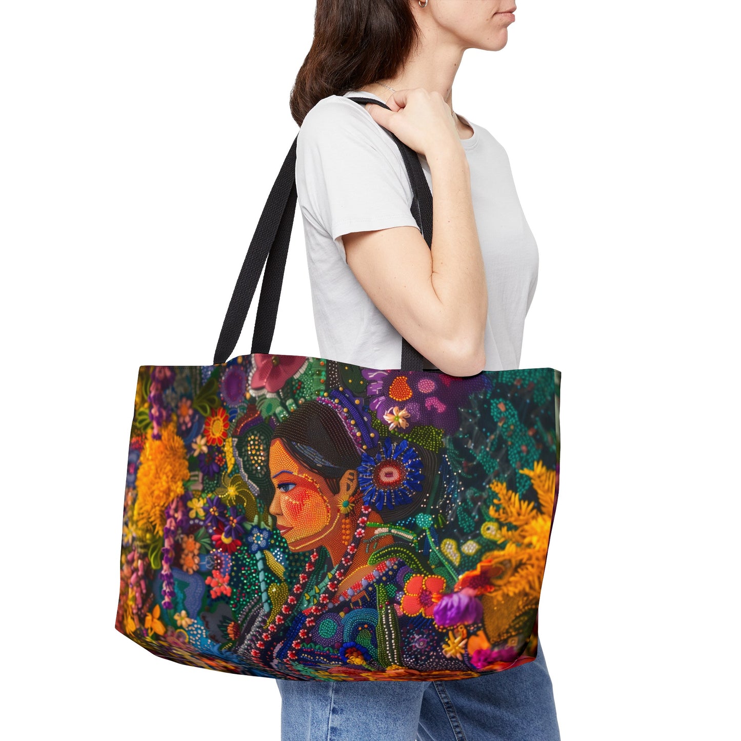 Weekender Tote Bag - Radiant Filipino Beauty in Traditional Attire