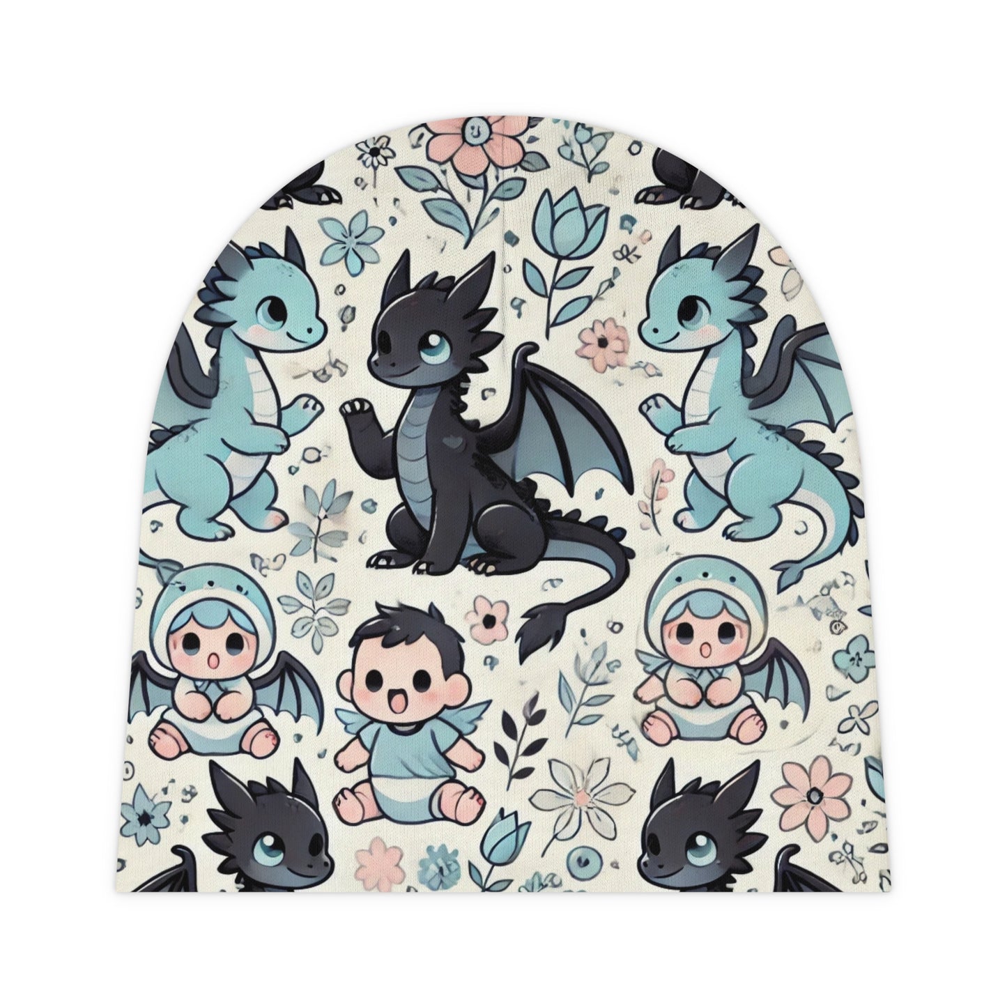 Custom Baby Beanie Gift: Dragon Dreams