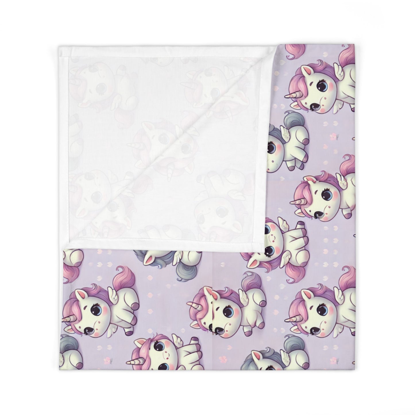 Custom Baby Swaddle Blanket - Unicorn Whispers