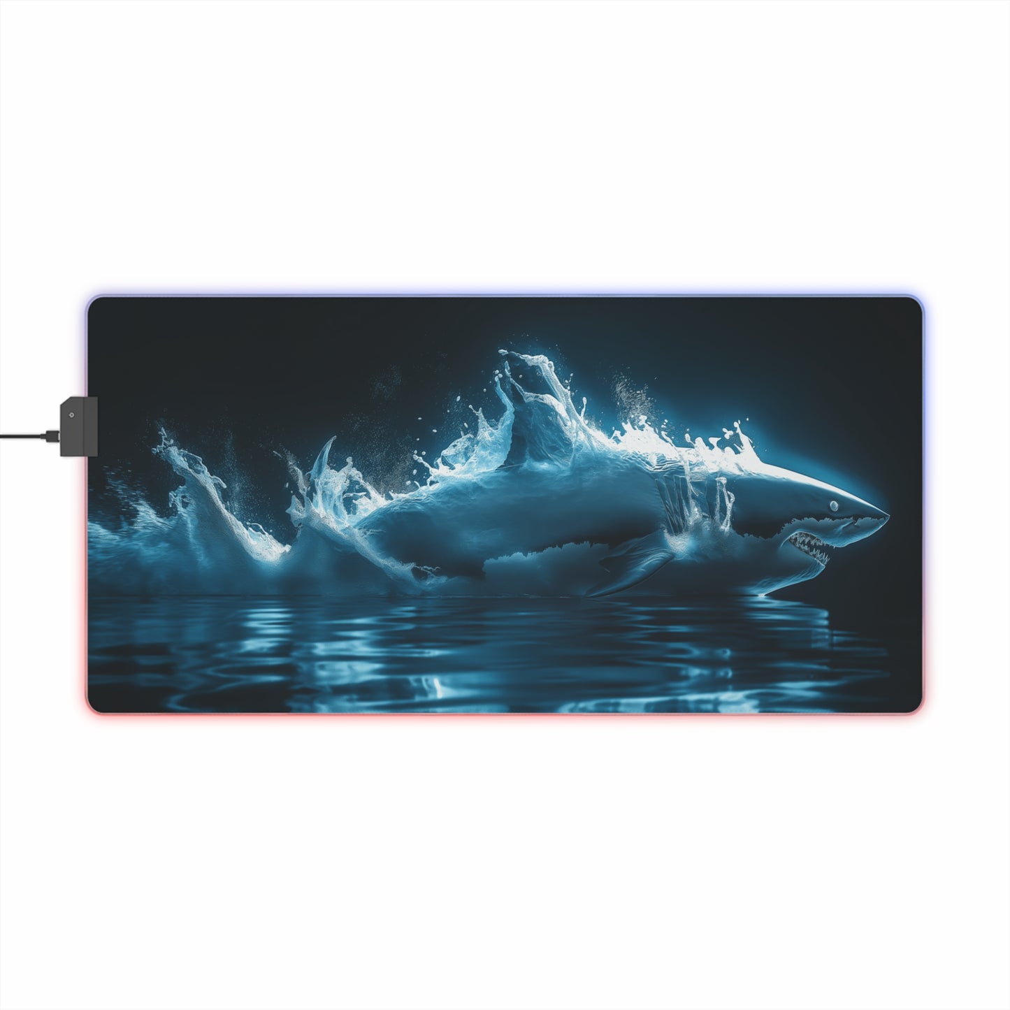 LED Gaming Mouse Pad - Electrifying Great White