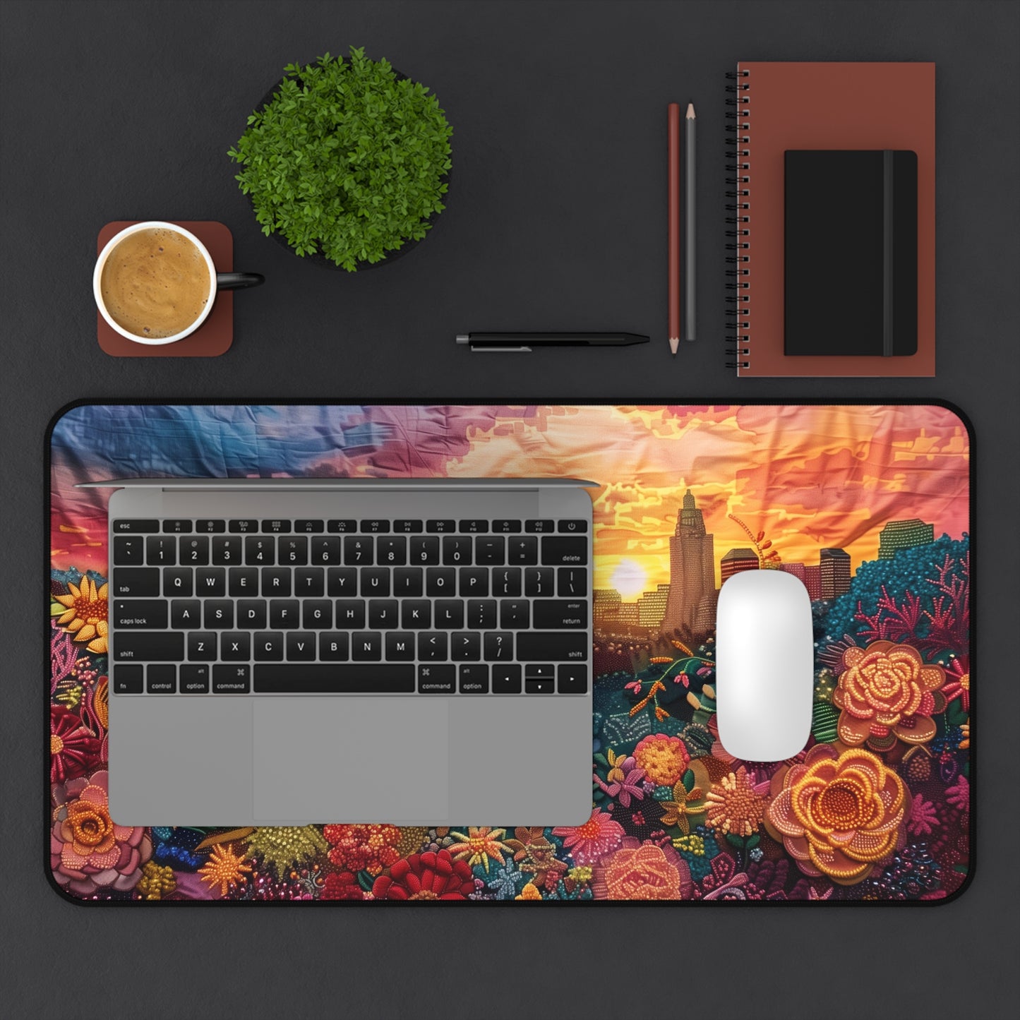 Gaming Desk Mat - Sunrise Over Capitol Hill