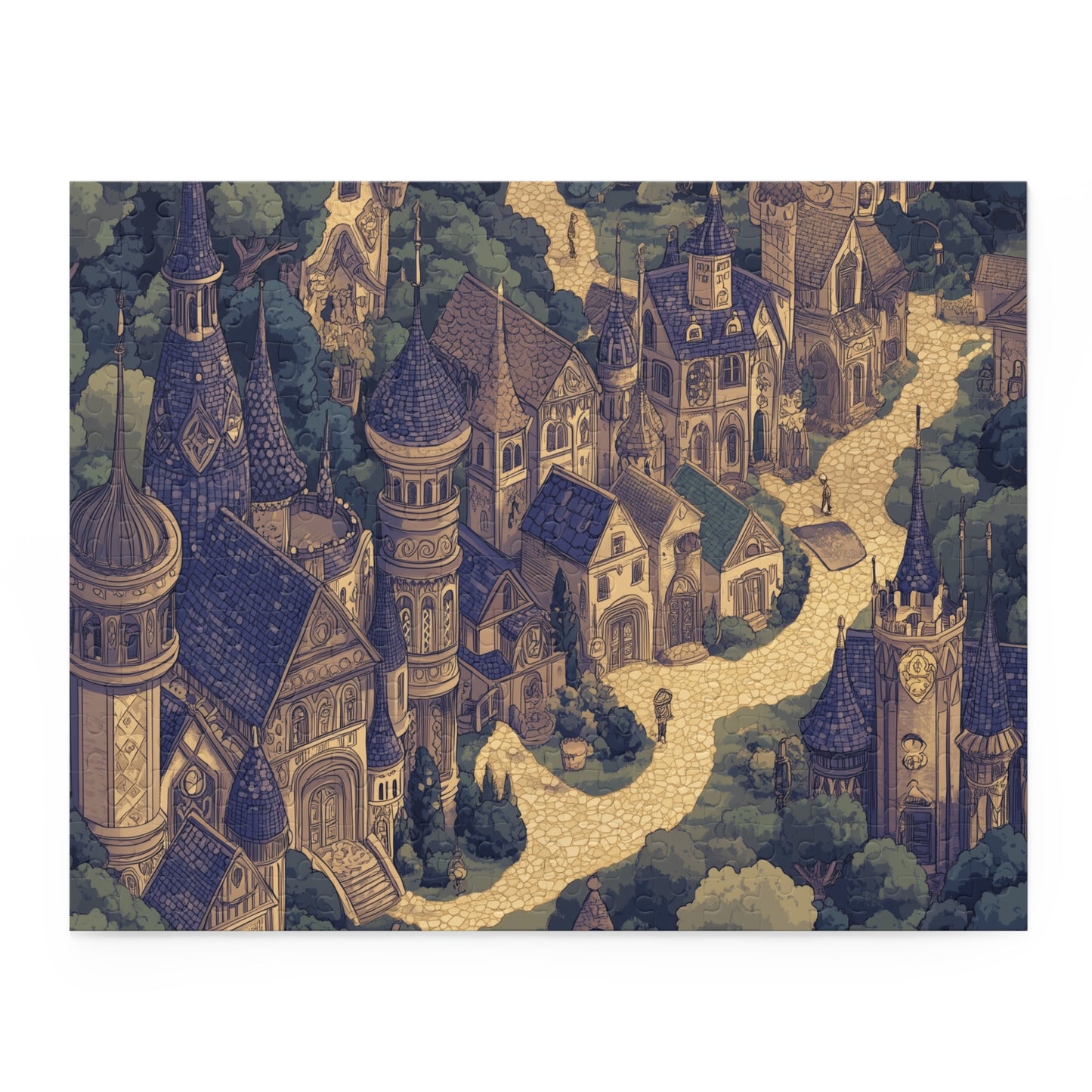 Gothic Enclave - Custom Jigsaw Puzzle (120, 252, 500-Piece)