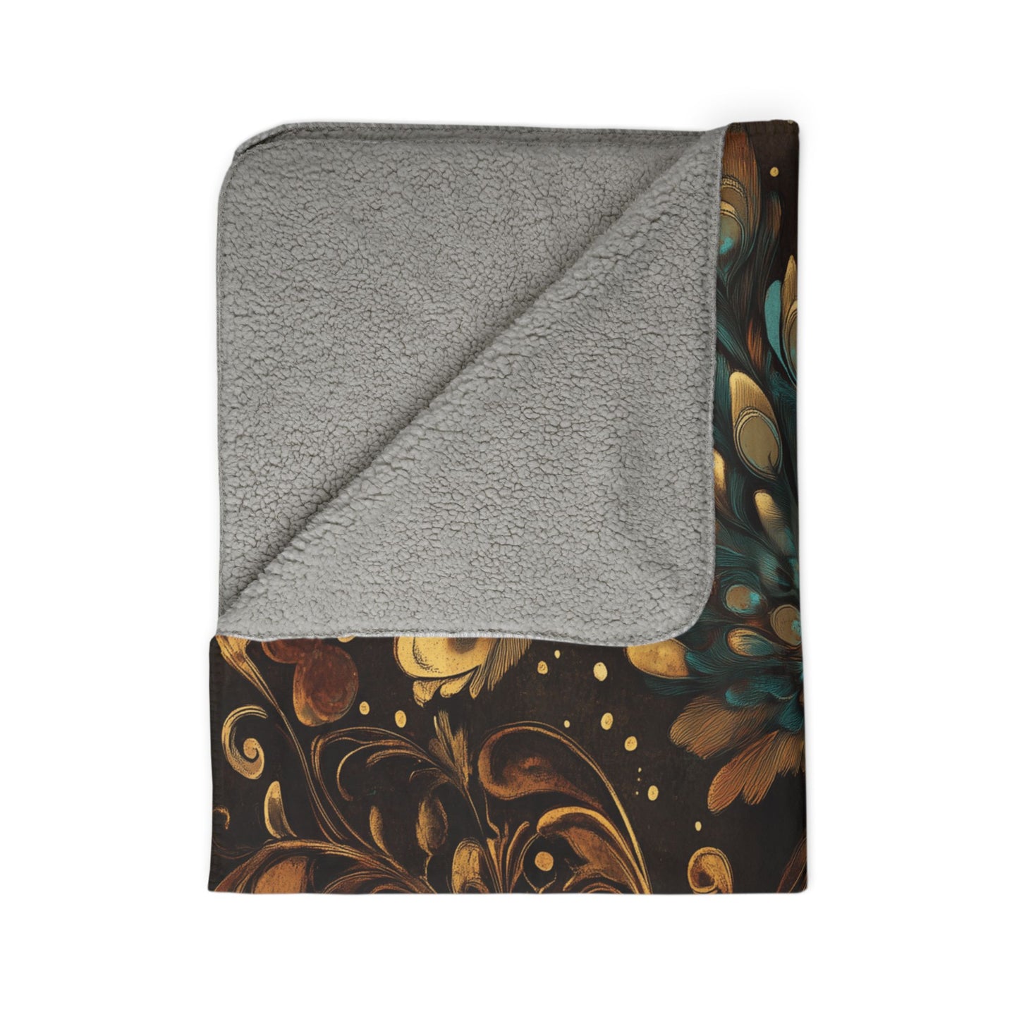 Sherpa Blanket: Custom Regal Splendor Fleece Throw