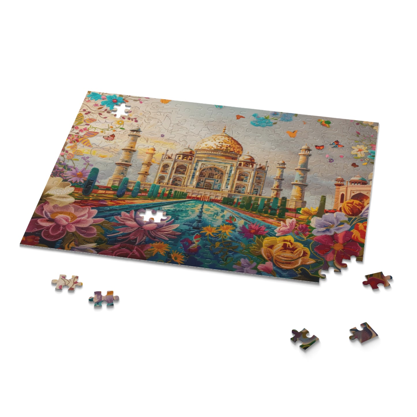 Radiant Splendor of the Taj Mahal - Puzzle (120, 252, 500-Piece)