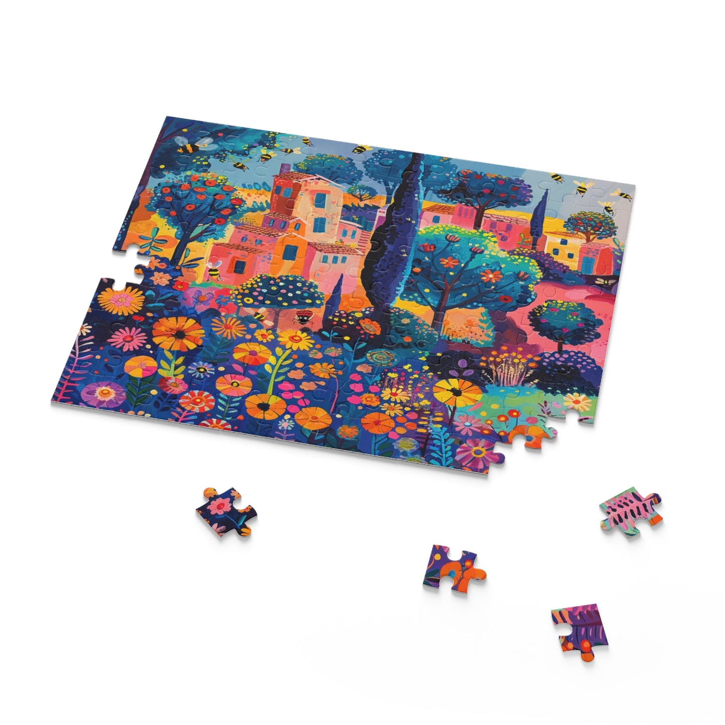 Charming French Garden - Puzzle (120, 252, 500-Piece)