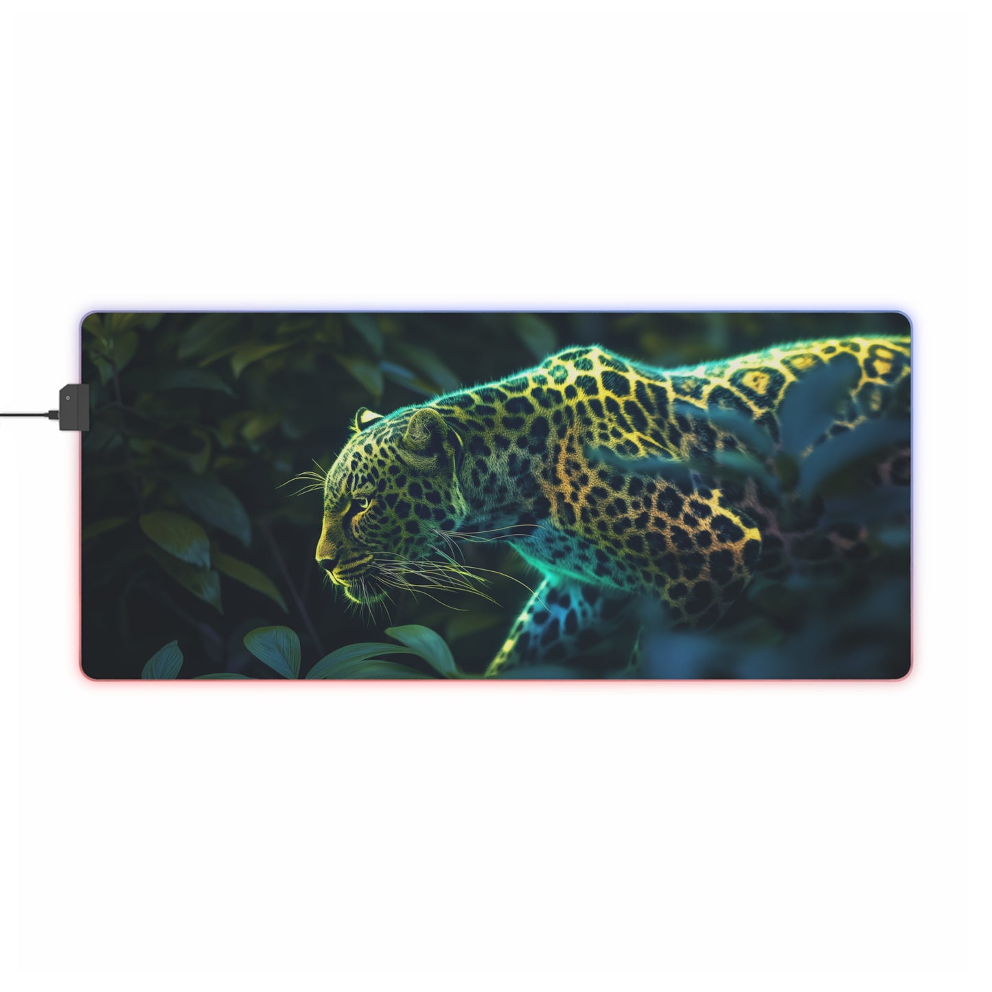 LED Gaming Mouse Pad - Emerald Predator