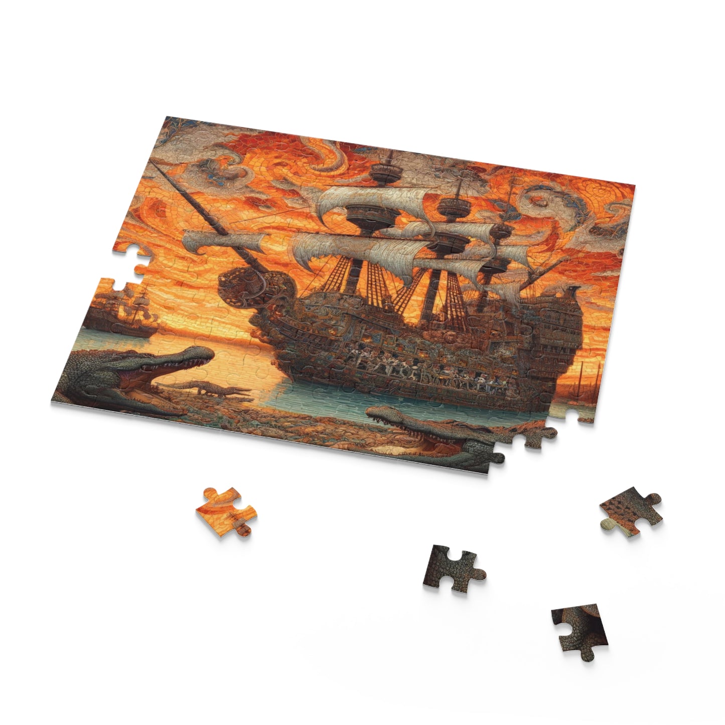 Pirate's Odyssey: Mosaic Seas - Puzzle (120, 252, 500-Piece)