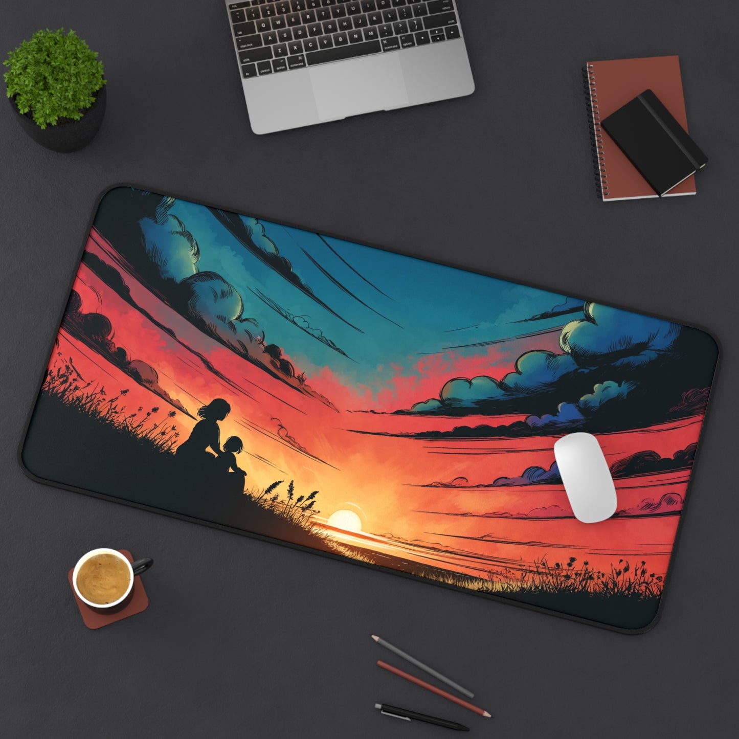 Gaming Desk Mat - Sunset Serenity