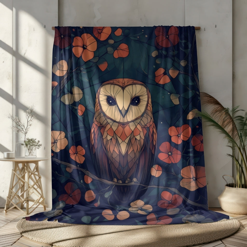 Sherpa Blanket: Custom Night Watch, Fleece Throw