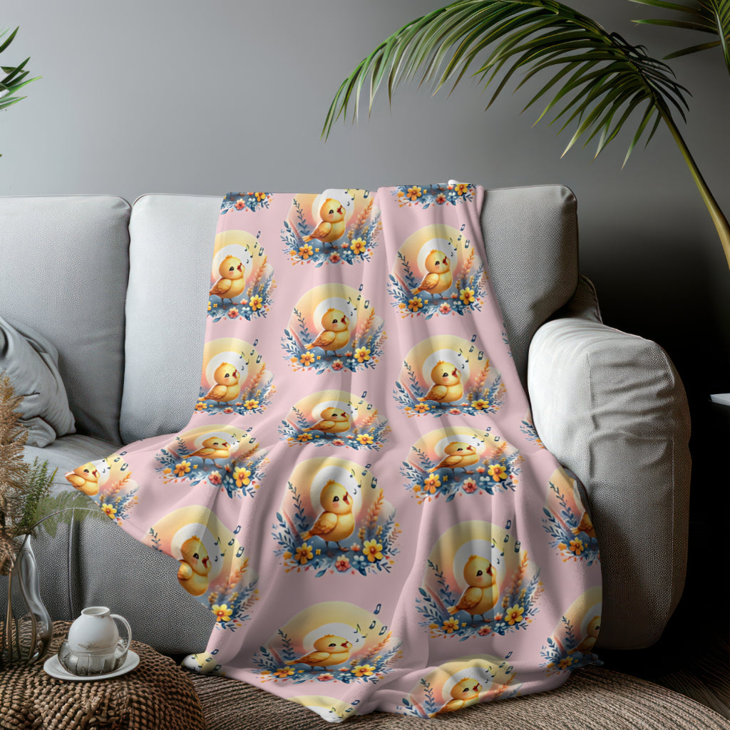 Sherpa Blanket: Custom Melody of Sunshine Fleece Throw
