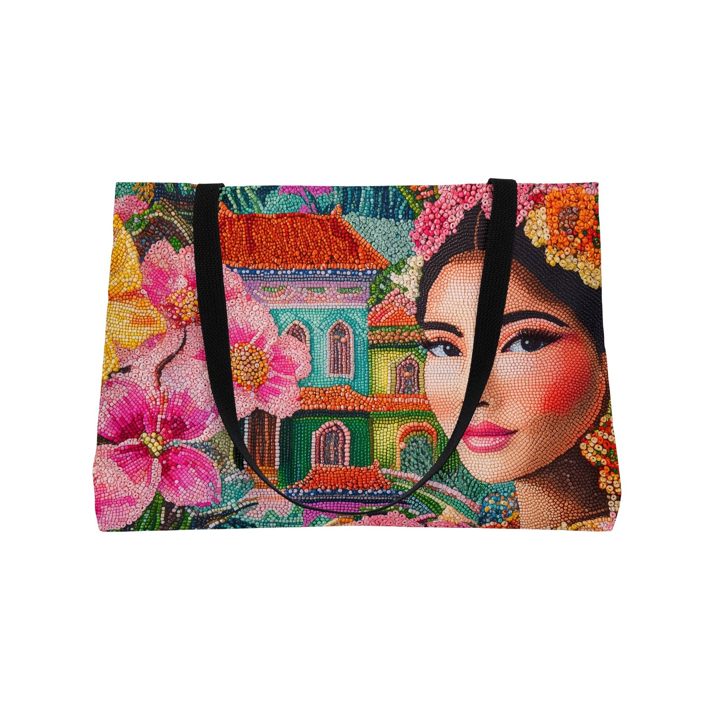 Weekender Tote Bag - Balinese Woman from Colorful Tabanan