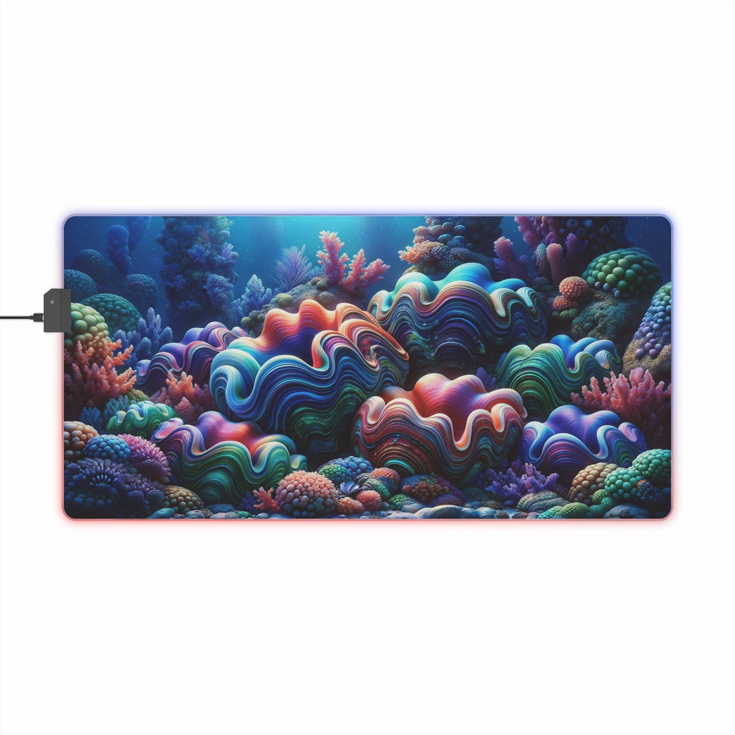LED Gaming Mouse Pad - Rainbow Reef Paradise