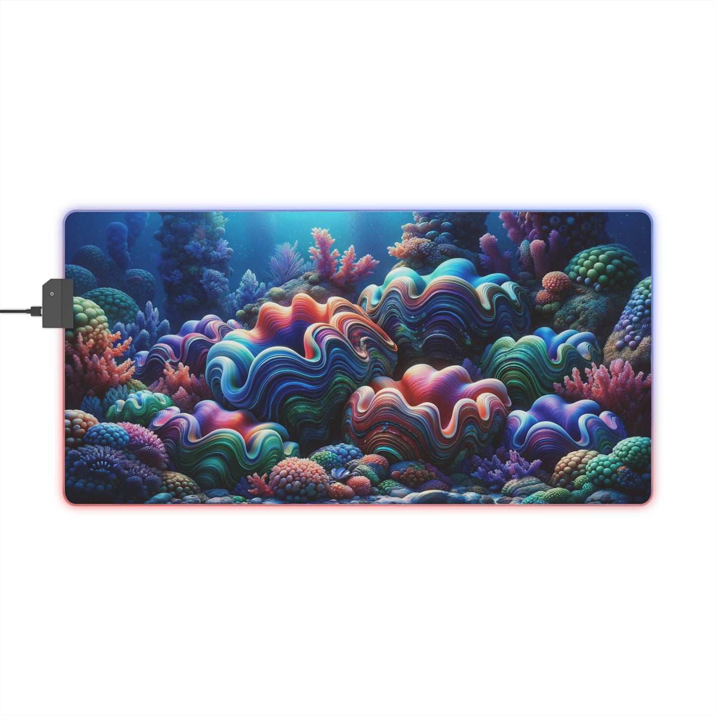 LED Gaming Mouse Pad - Rainbow Reef Paradise