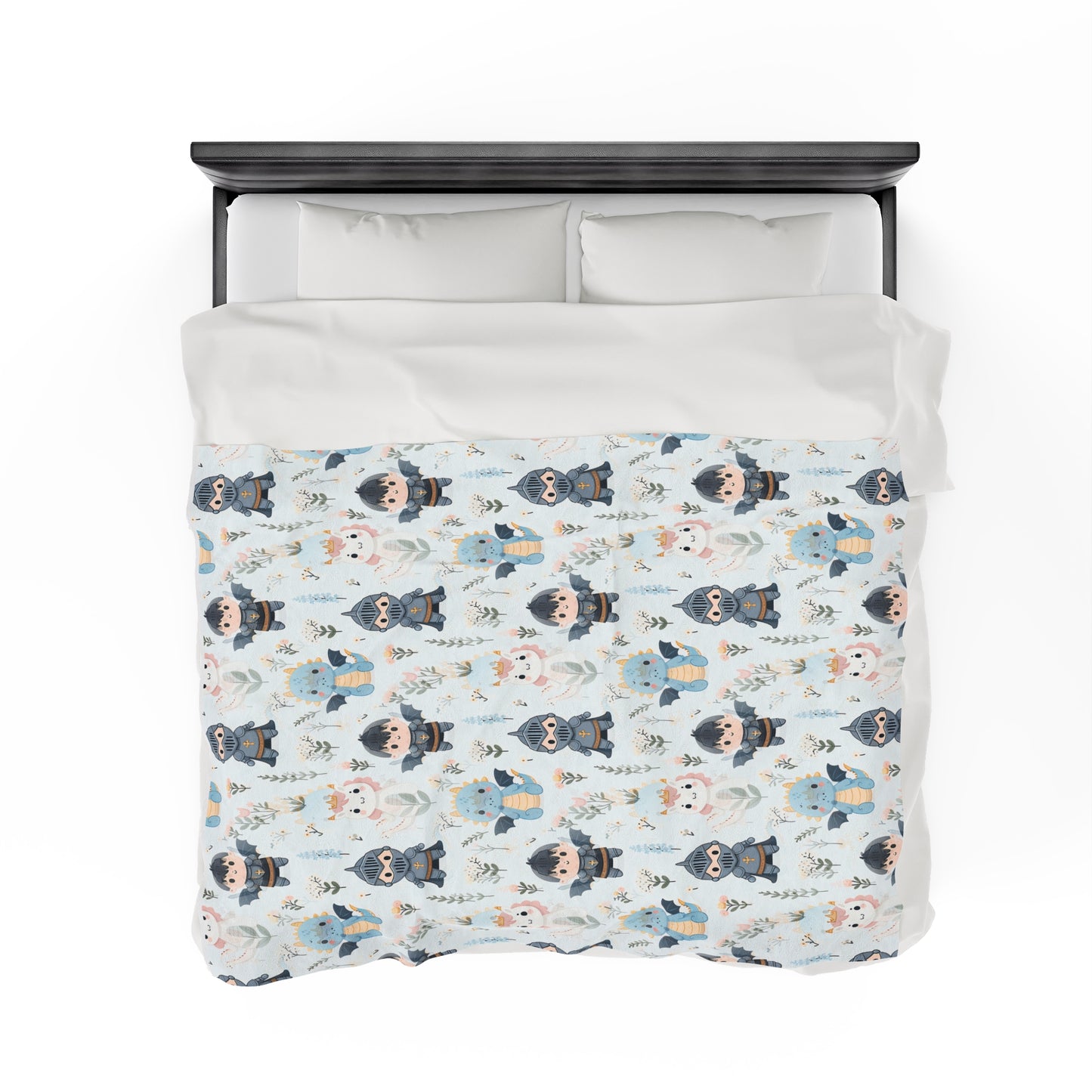 Velveteen Plush Blanket - Adventures in Fairyland, Cozy Throw