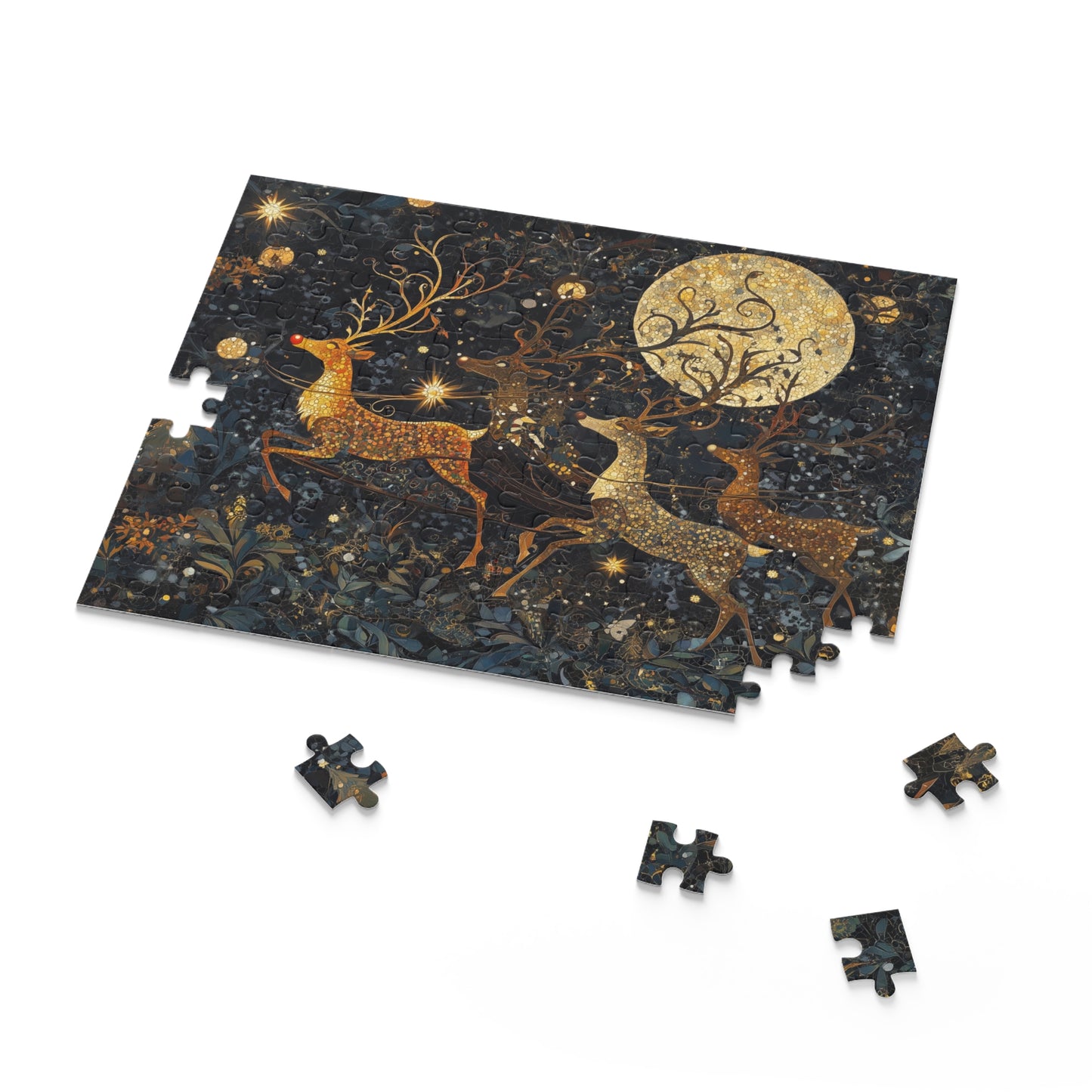 Moonlit Flight - Custom Jigsaw Puzzle (120, 252, 500-Piece)