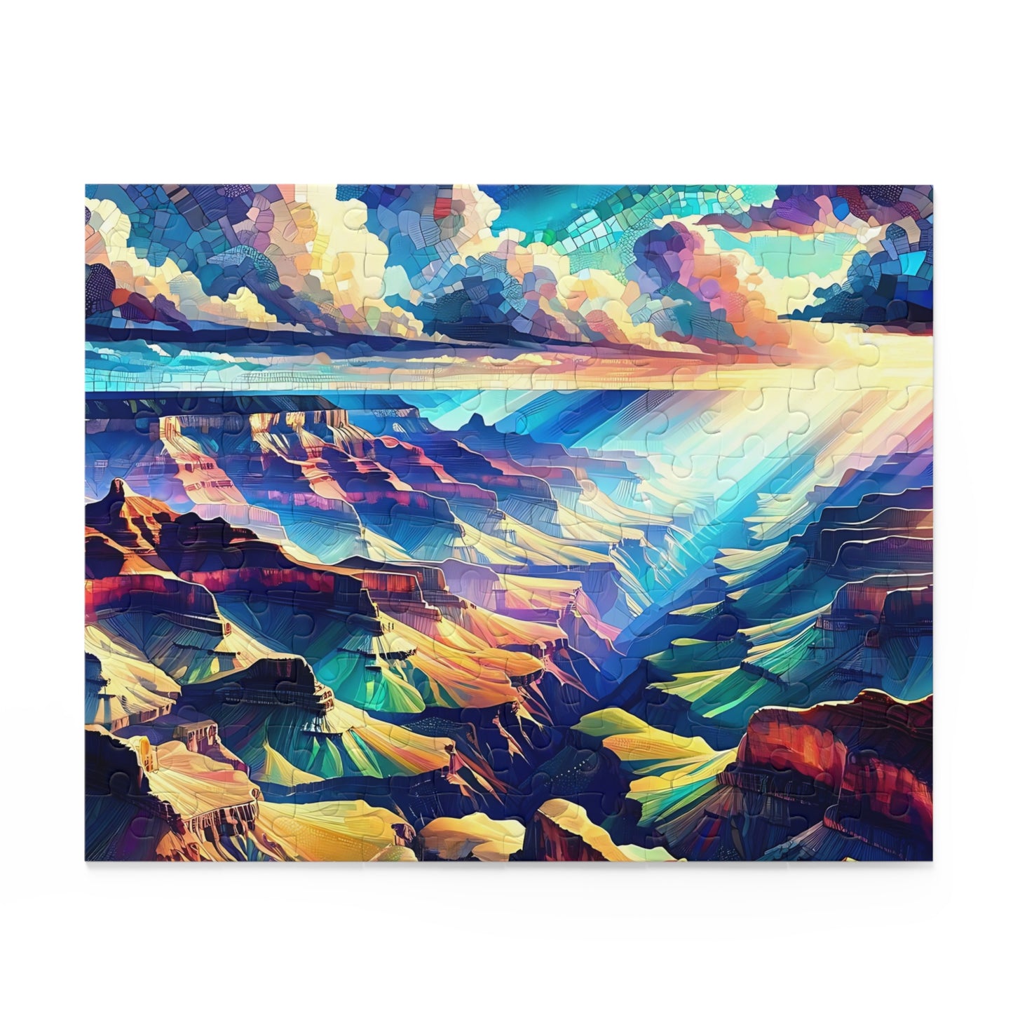 Majestic Sunrise Over Grand Canyon Mosaic - Puzzle (120, 252, 500-Piece)