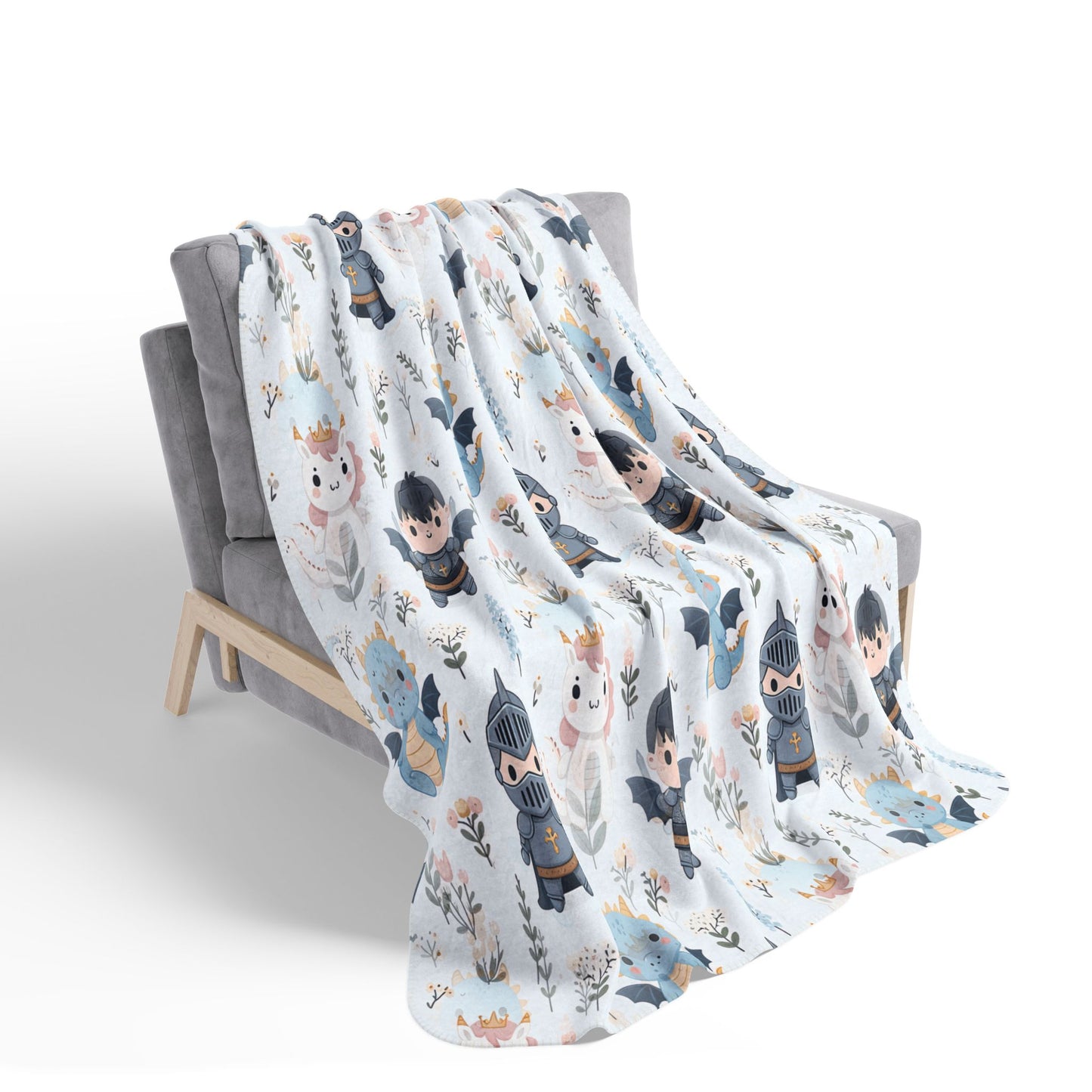 Sherpa Blanket: Adventures in Fairyland, Custom Fleece Throw