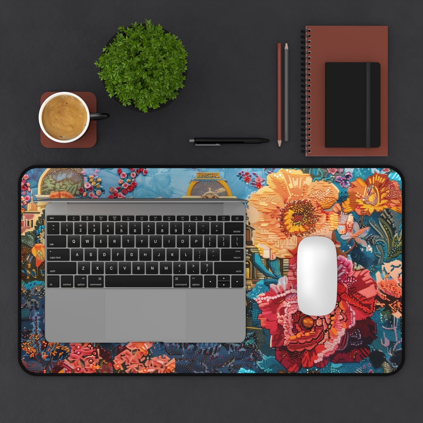 Gaming Desk Mat - Floral Fantasia at The Met