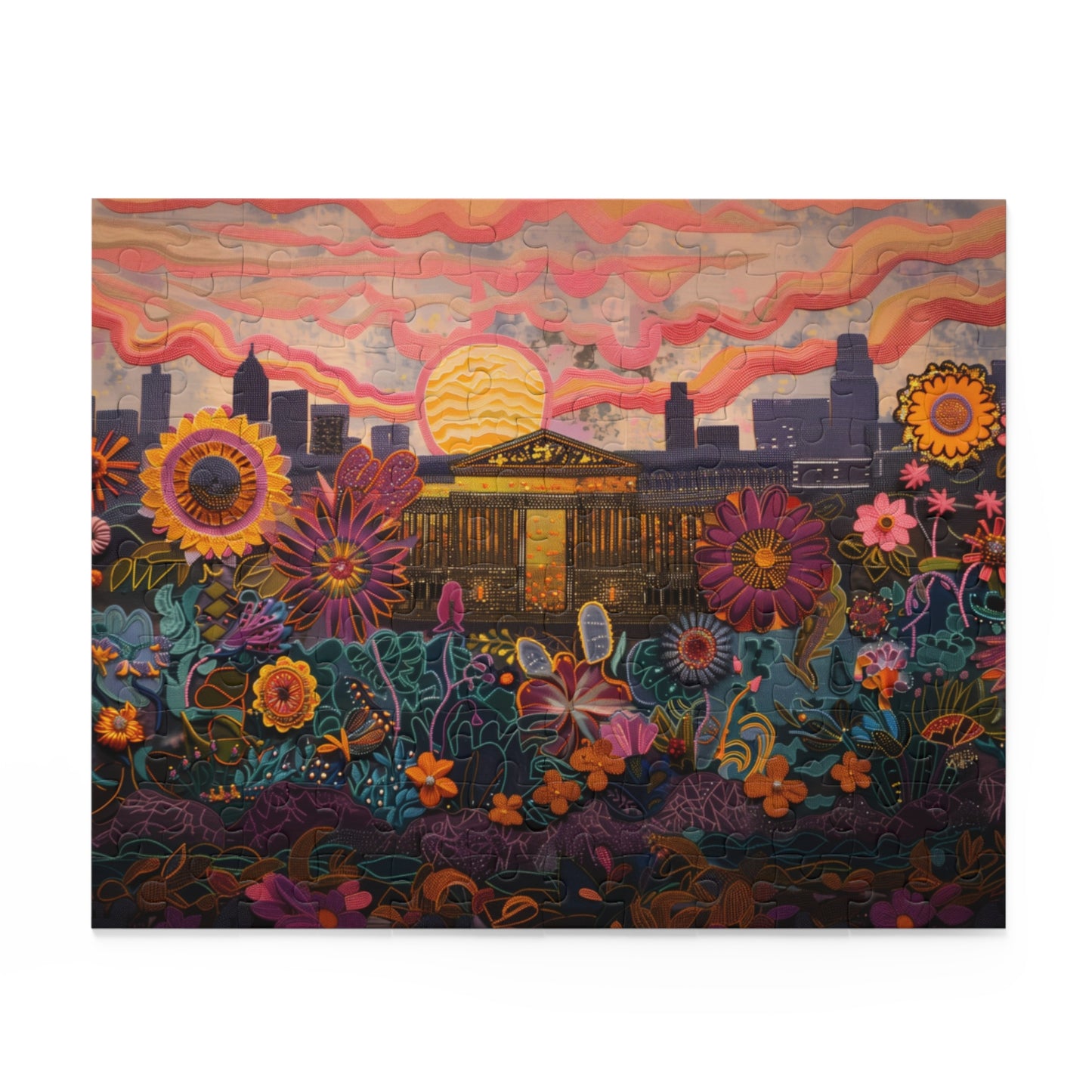 The Met at Sunset Bloom - Puzzle (120, 252, 500-Piece)