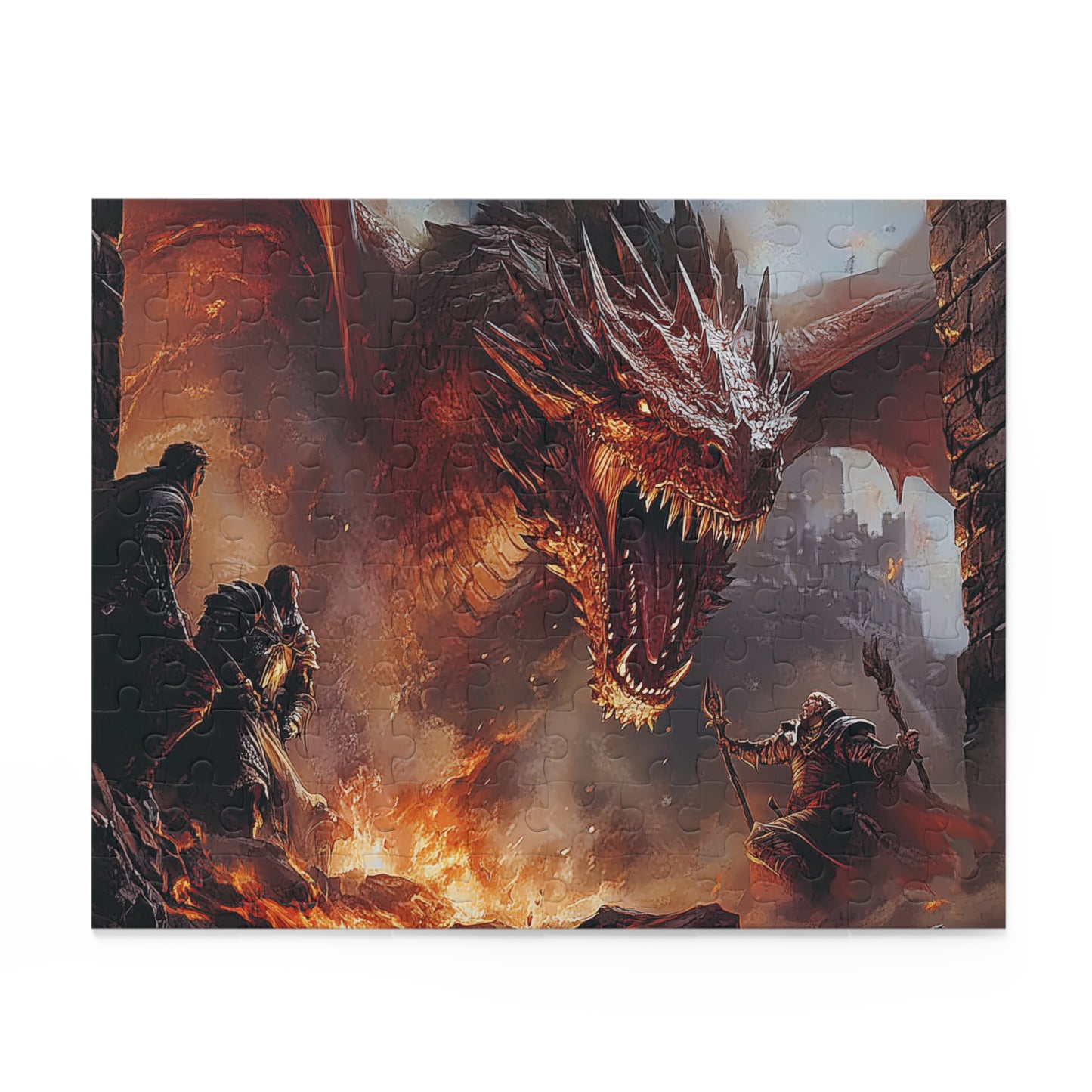 Dragon Wars - Custom Jigsaw Puzzle (120, 252, 500-Piece)