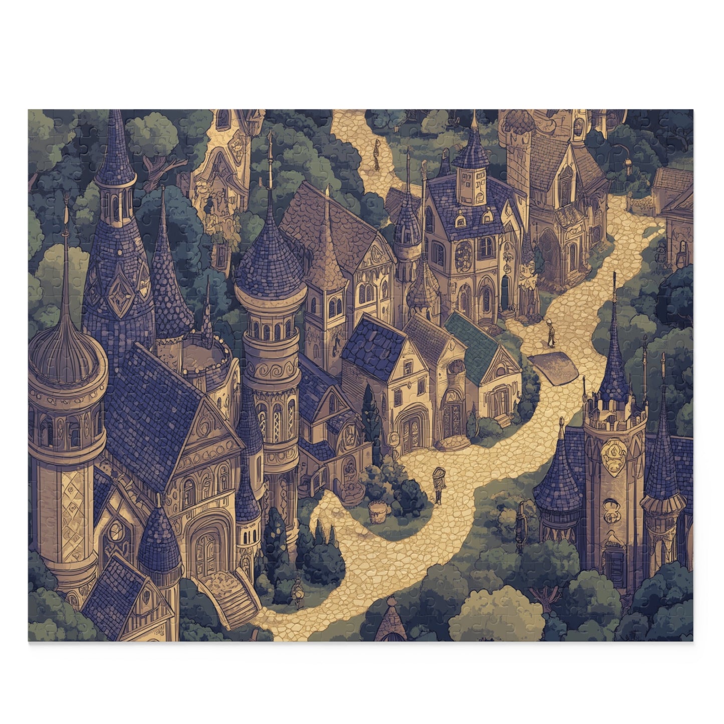 Gothic Enclave - Custom Jigsaw Puzzle (120, 252, 500-Piece)