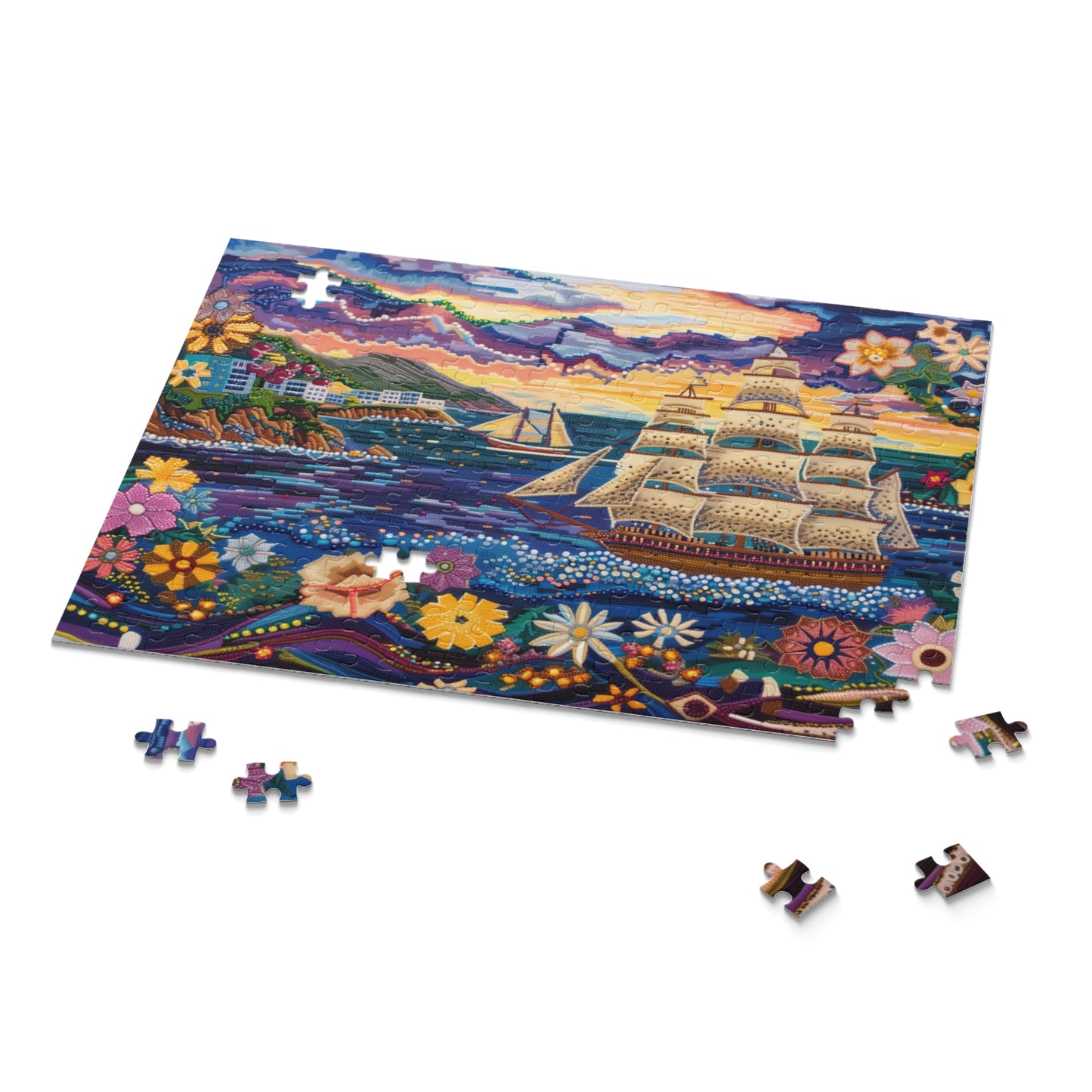 Sailing into Serenity: Santa Barbara - Puzzle (120, 252, 500-Piece)
