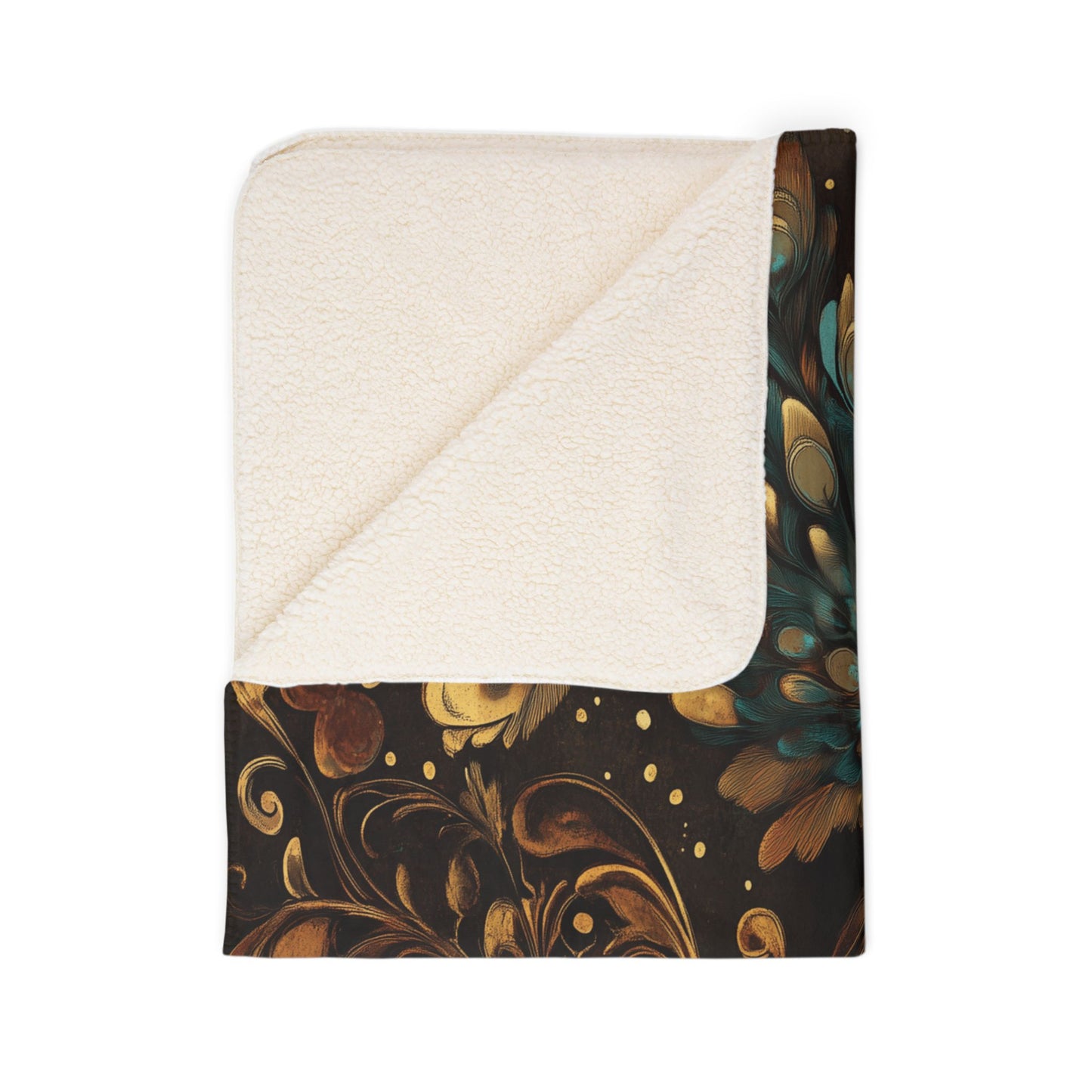 Sherpa Blanket: Custom Regal Splendor Fleece Throw