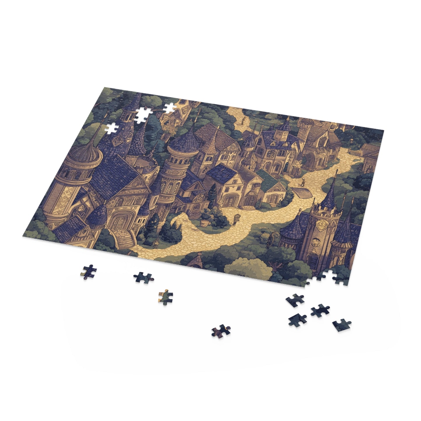 Gothic Enclave - Custom Jigsaw Puzzle (120, 252, 500-Piece)