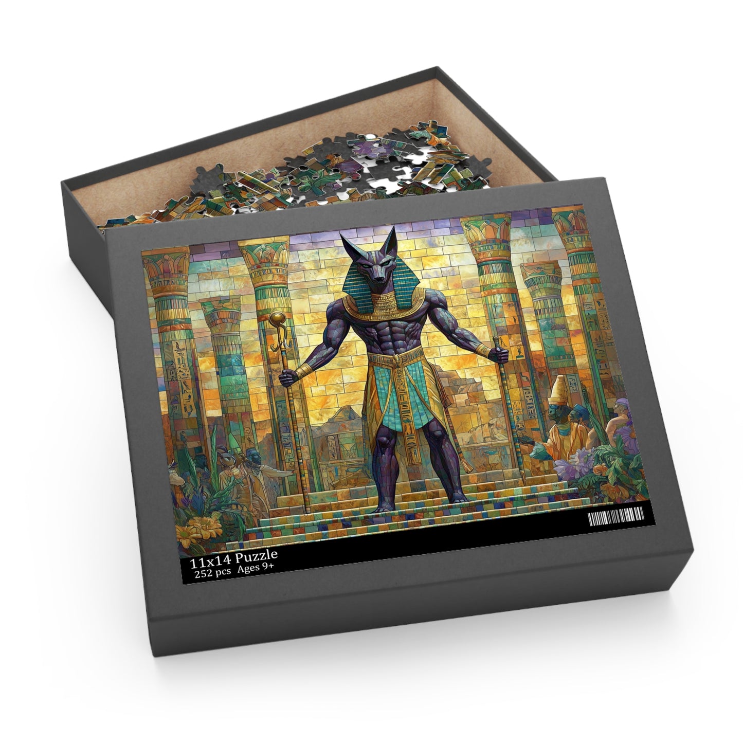 Guardian of the Pharaohs: Anubis Stands Watch - Puzzle (120, 252, 500-Piece)