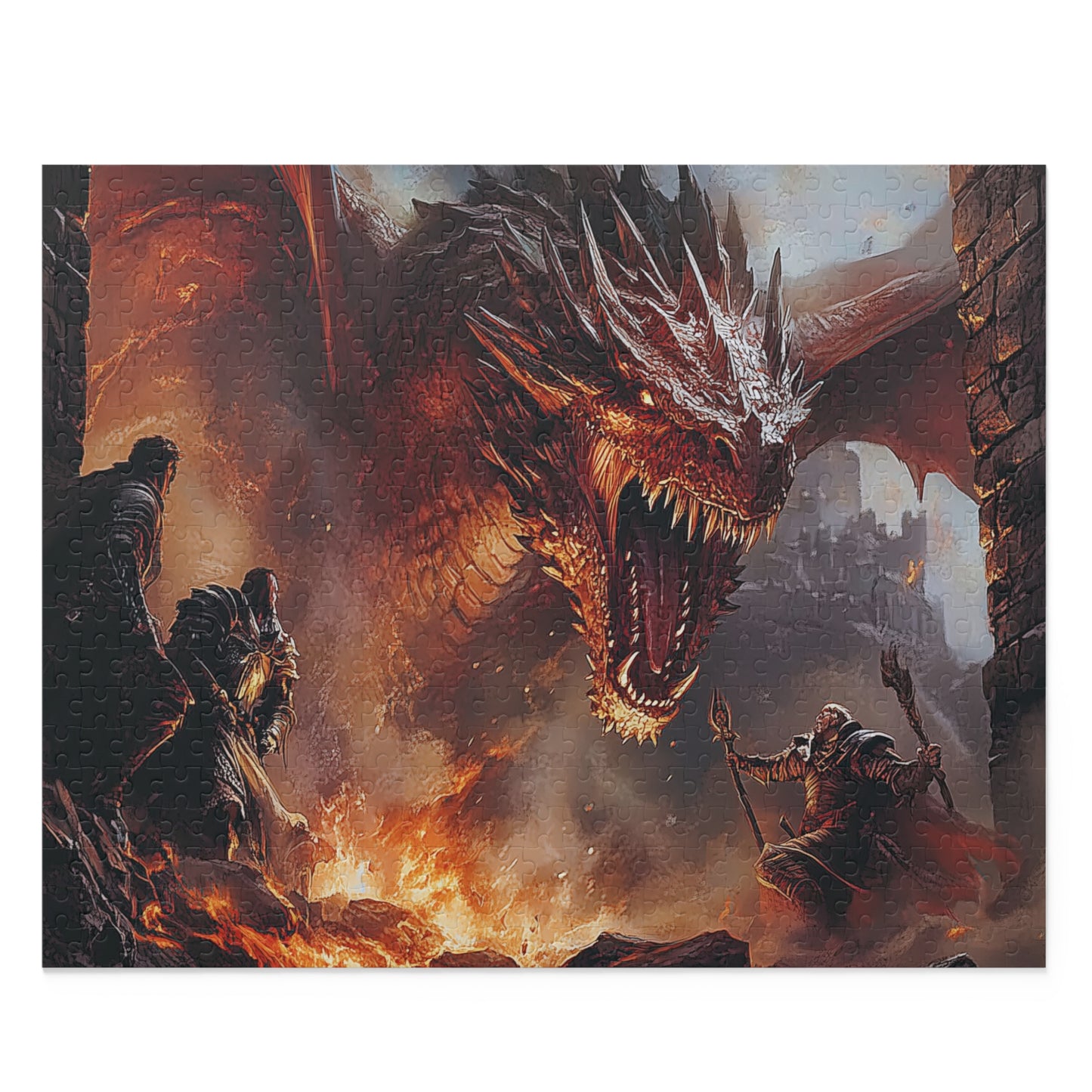 Dragon Wars - Custom Jigsaw Puzzle (120, 252, 500-Piece)