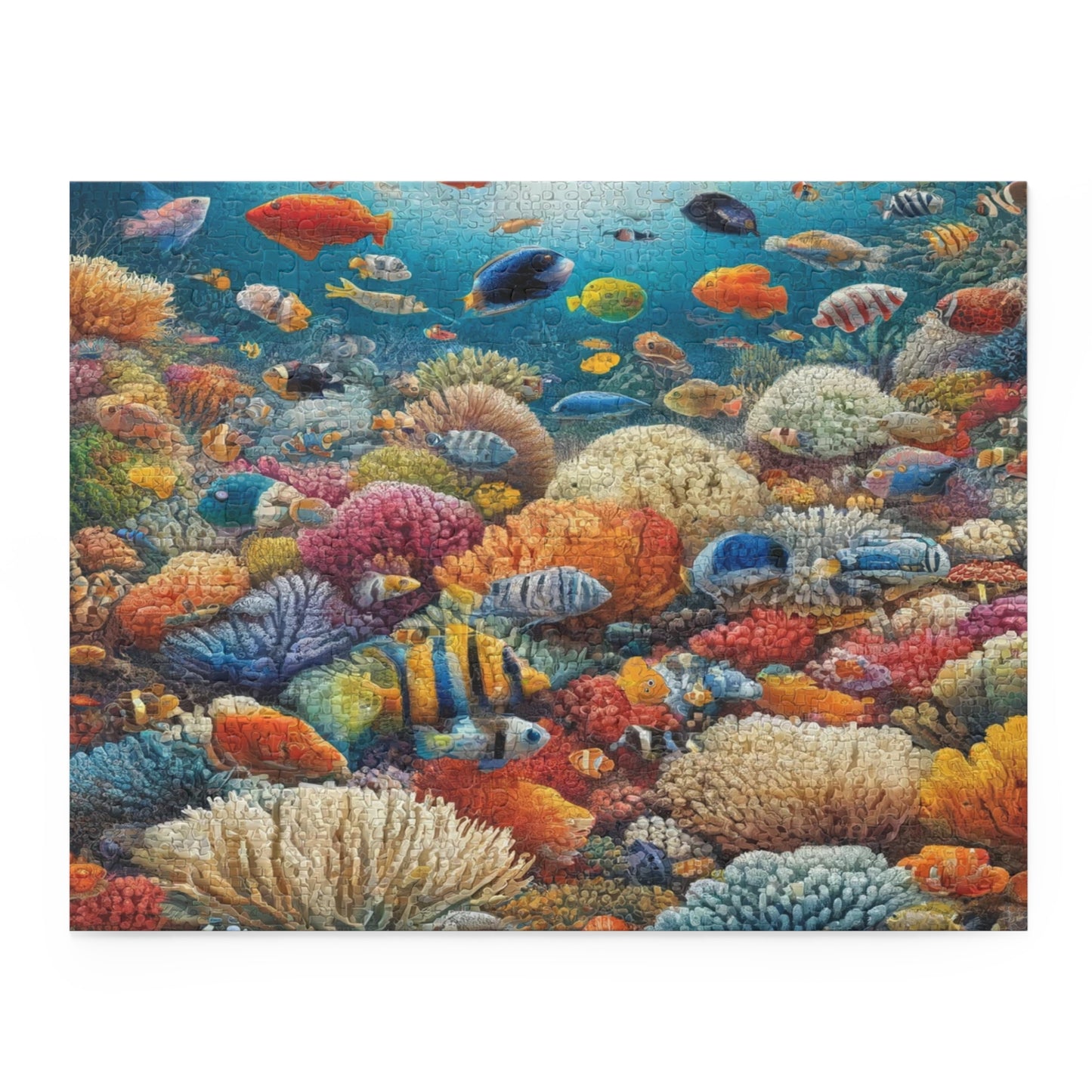 Coral Reef Jigsaw Challenge - Custom Jigsaw Puzzle (120, 252, 500-Piece)