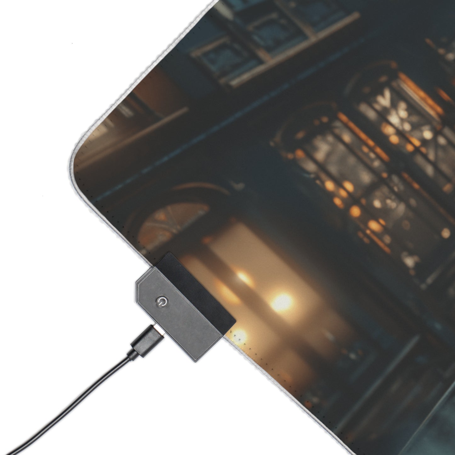 LED Gaming Mouse Pad - Victorian Steam Splendor