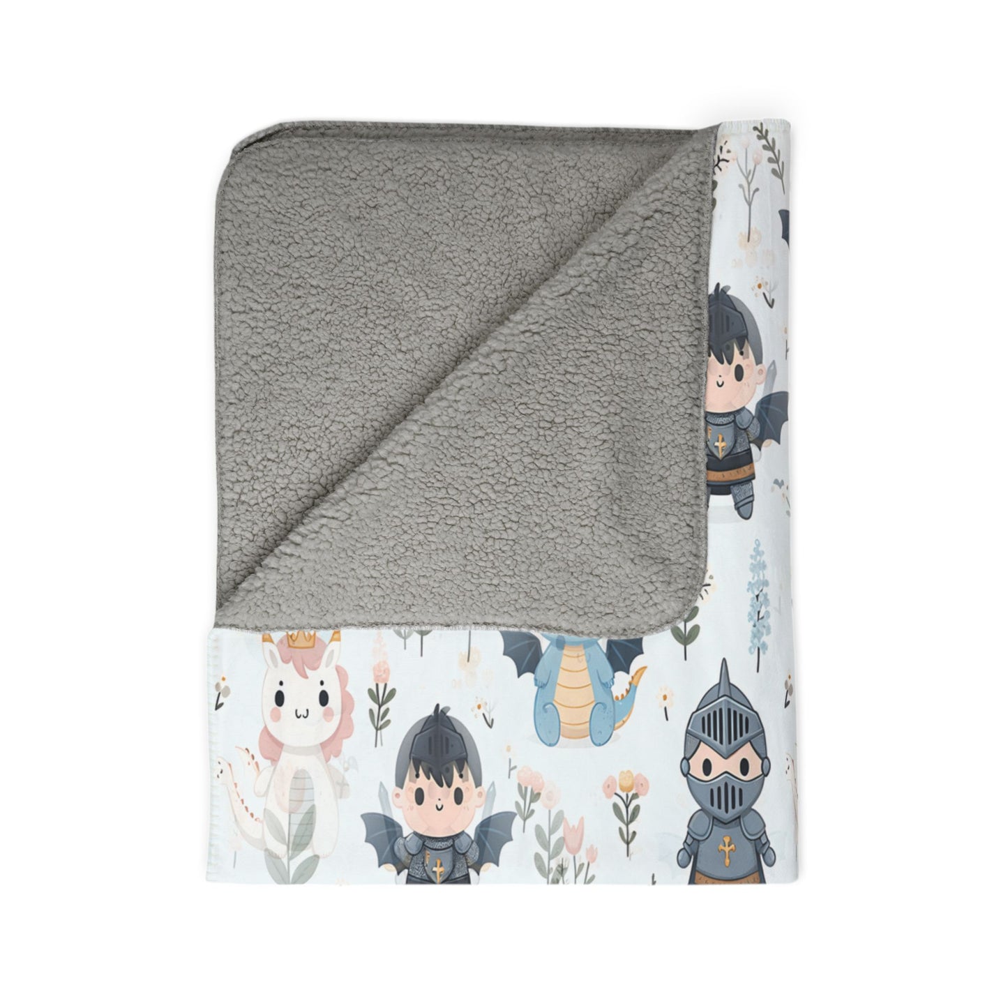Sherpa Blanket: Adventures in Fairyland, Custom Fleece Throw