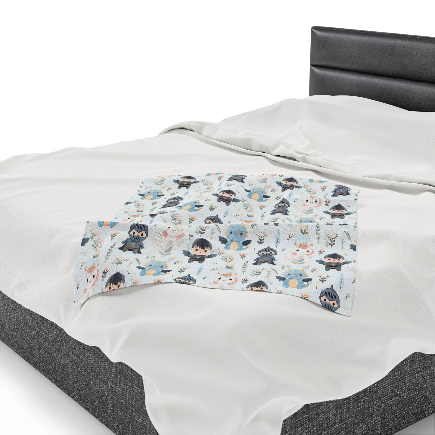 Velveteen Plush Blanket - Adventures in Fairyland, Cozy Throw