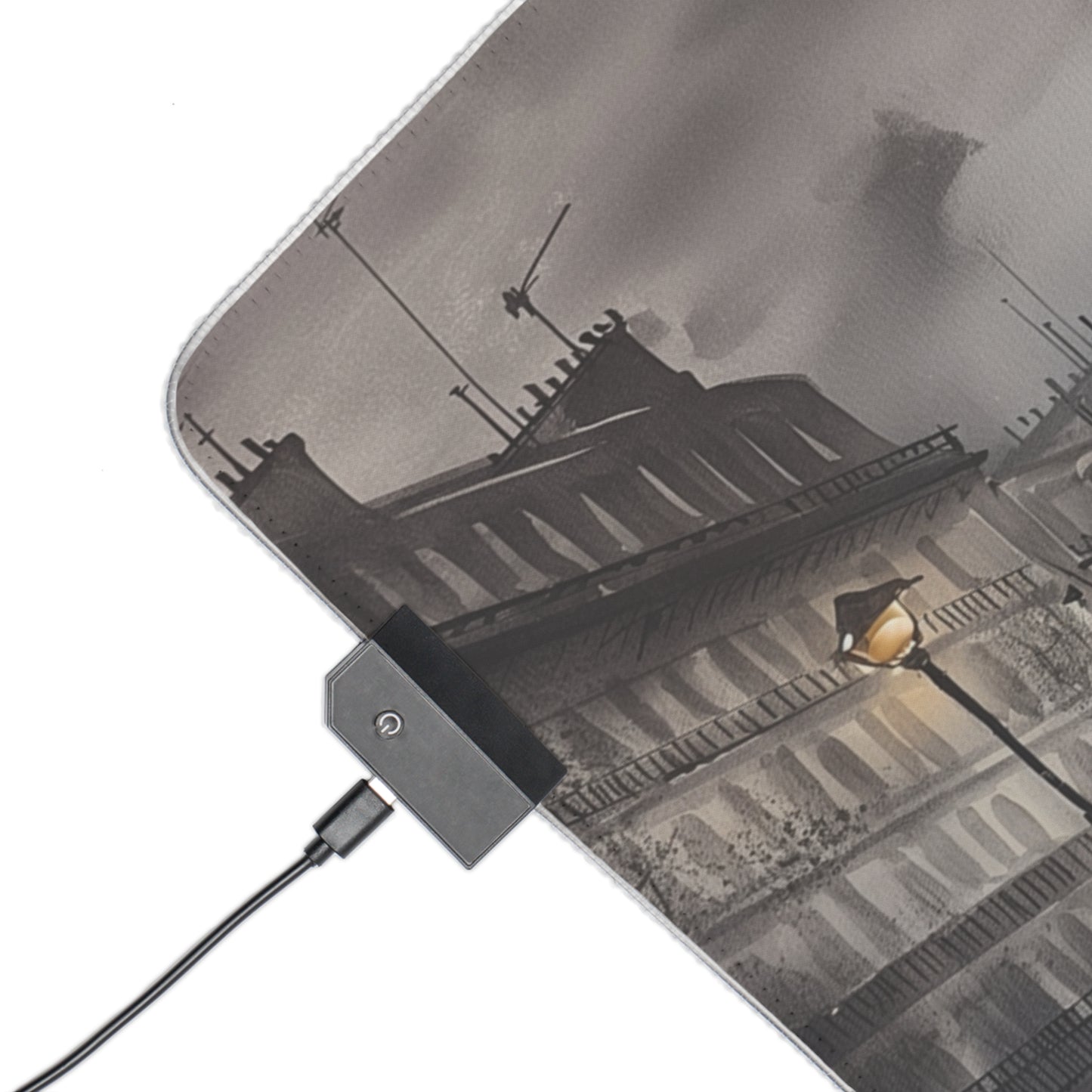 LED Gaming Mouse Pad - Paris in Mist