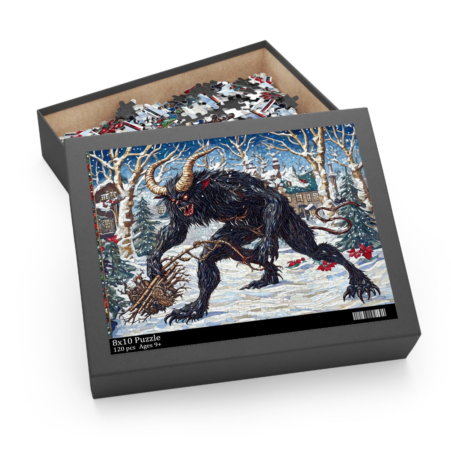 Krampus's Holiday Prowl - Custom Jigsaw Puzzle (120, 252, 500-Piece)